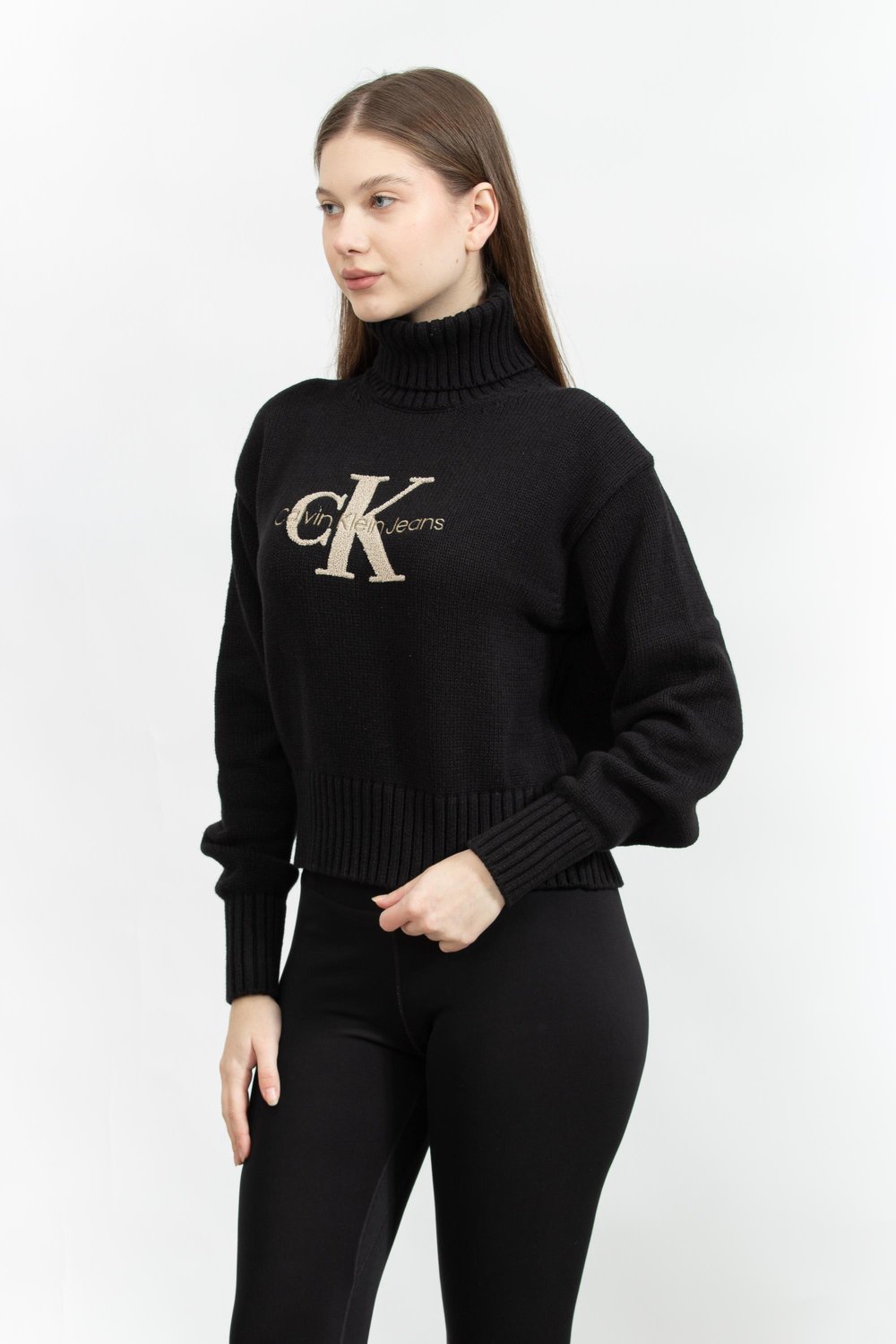Calvin Klein Kadın Triko Siyah