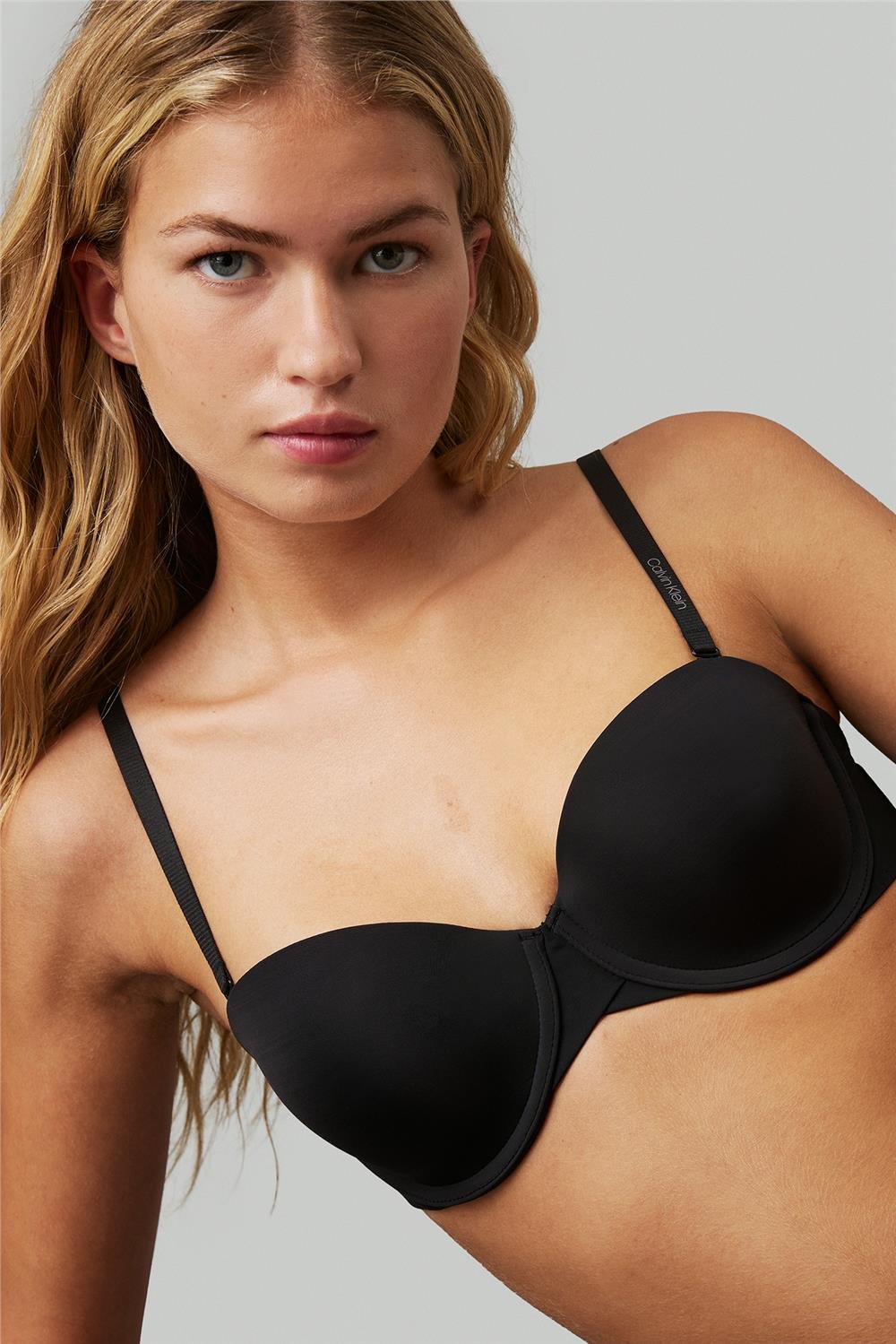 Calvin Klein Lght Lined Strapless Kadın Sütyen Siyah