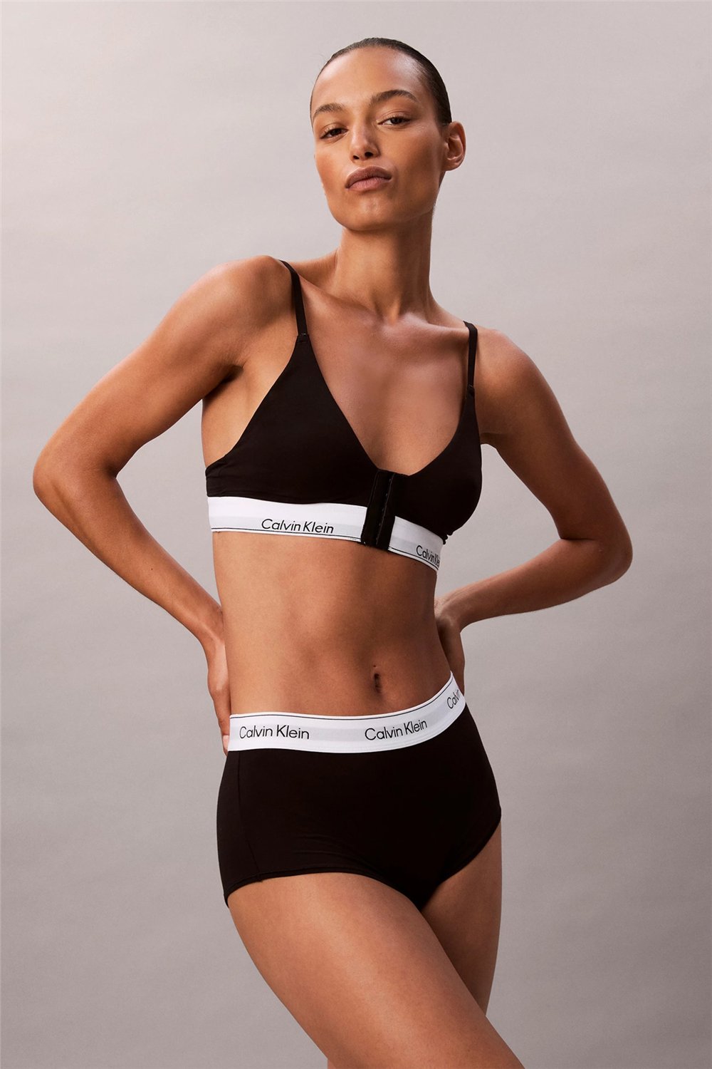 Calvin Klein Lightly Lined Triangle Kadın Sütyen Siyah