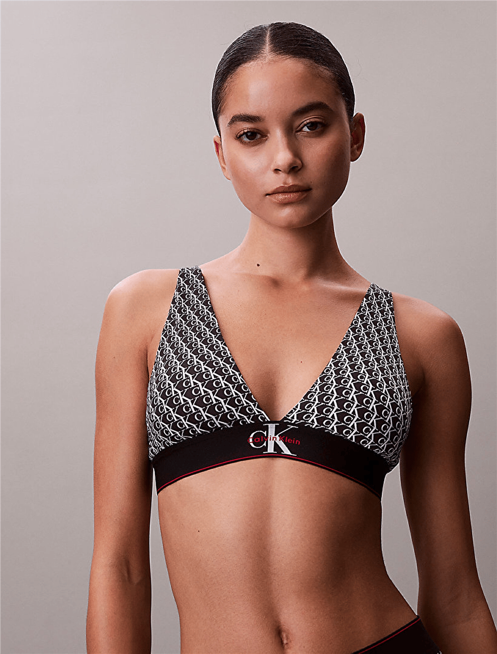 Calvin Klein Lightly Lined Triangle Kadın Sütyen Siyah