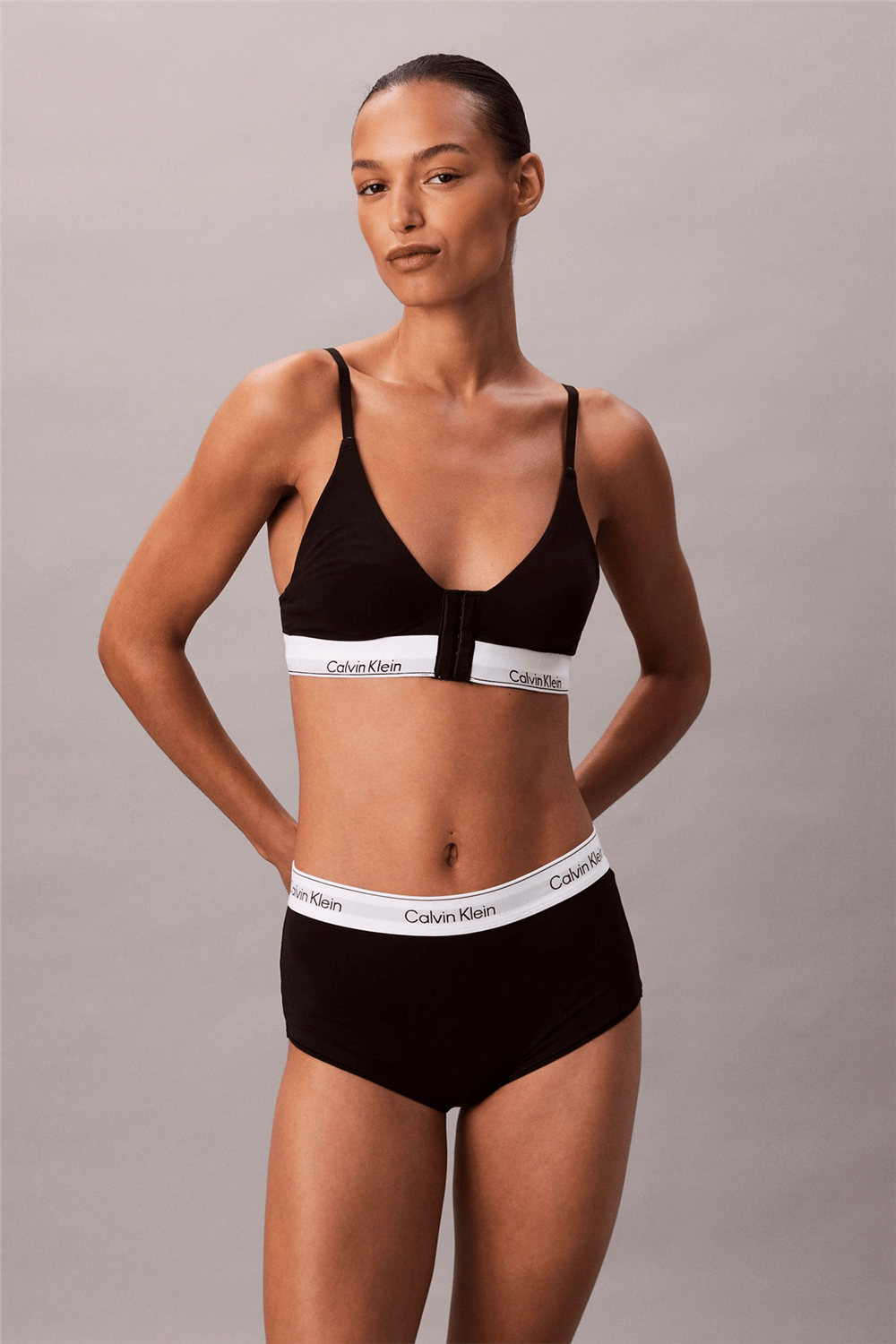 Calvin Klein Lightly Lined Triangle Kadın Sütyen Siyah