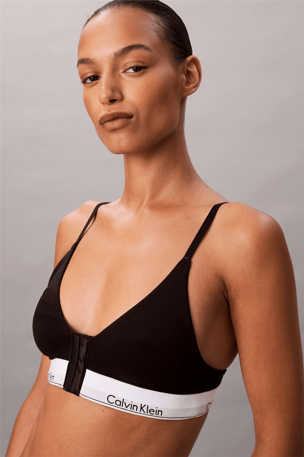 Calvin Klein Lightly Lined Triangle Kadın Sütyen Siyah
