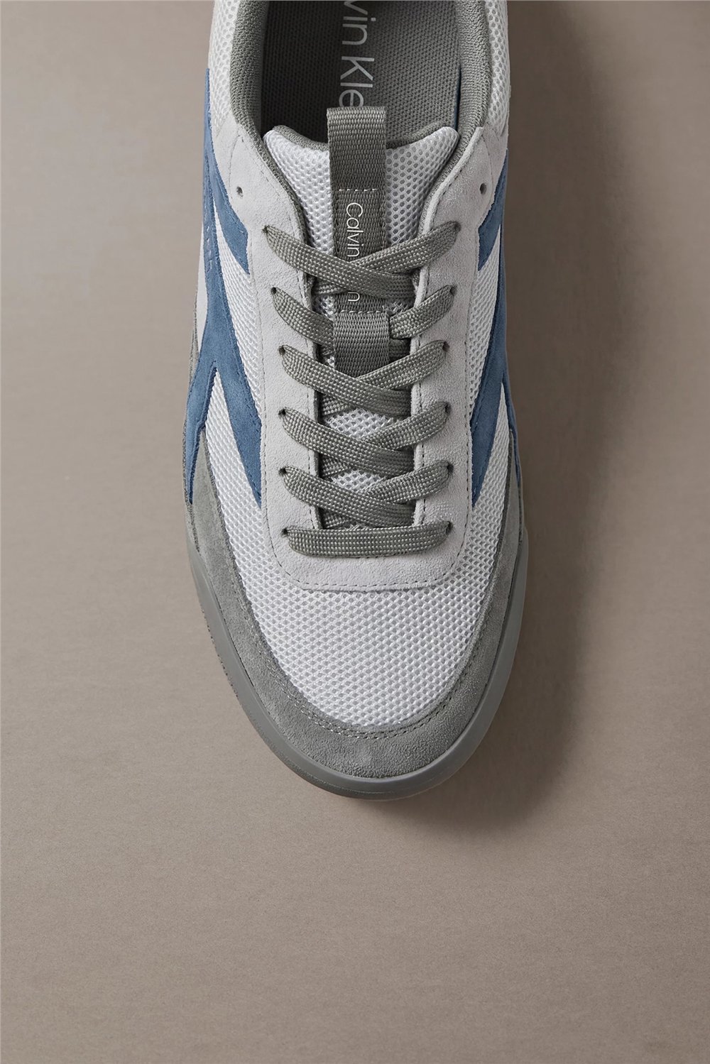 Calvin Klein Low Pro Runner Mix Mat Erkek Sneaker Gri
