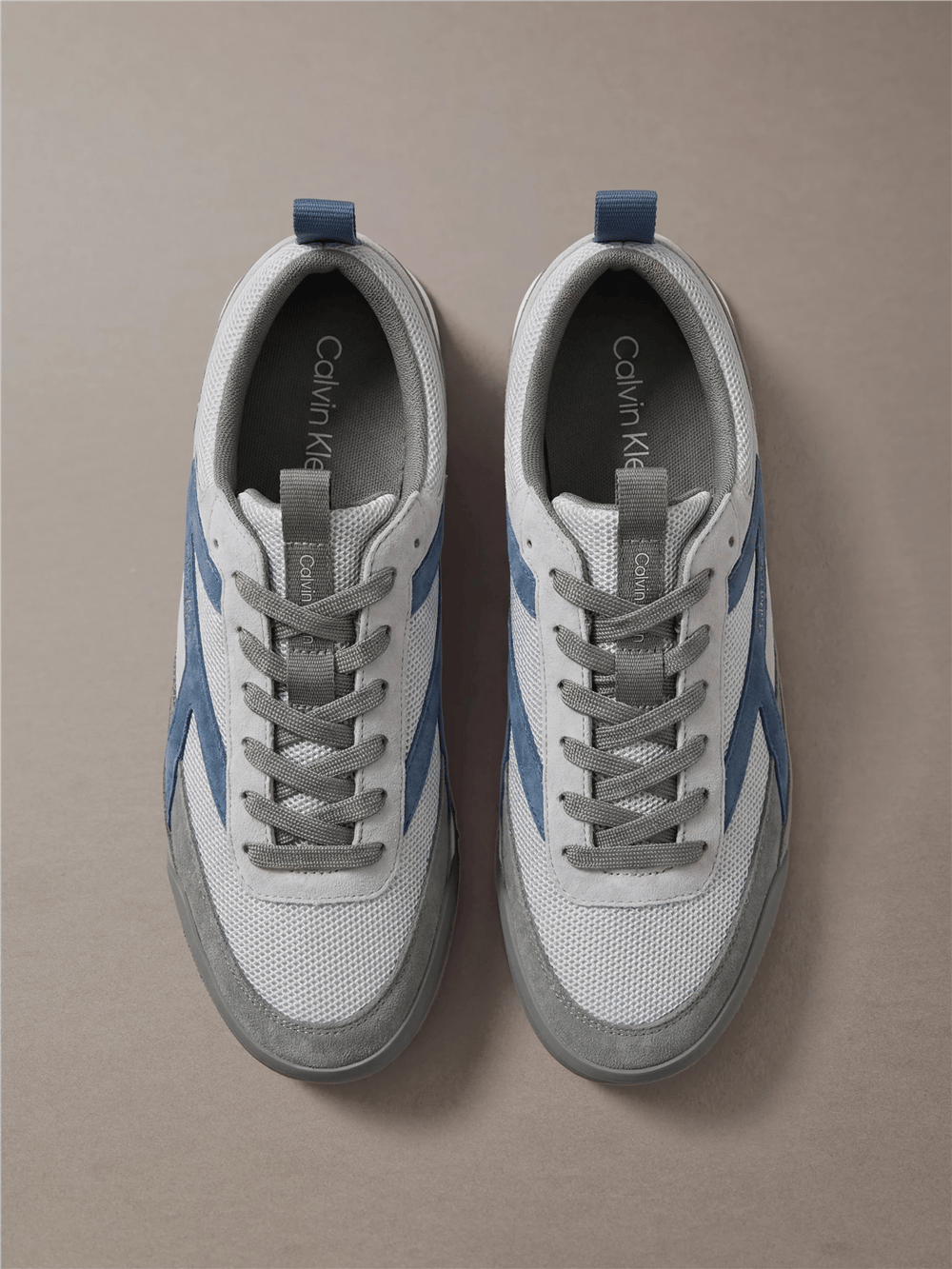 Calvin Klein Low Pro Runner Mix Mat Erkek Sneaker Gri