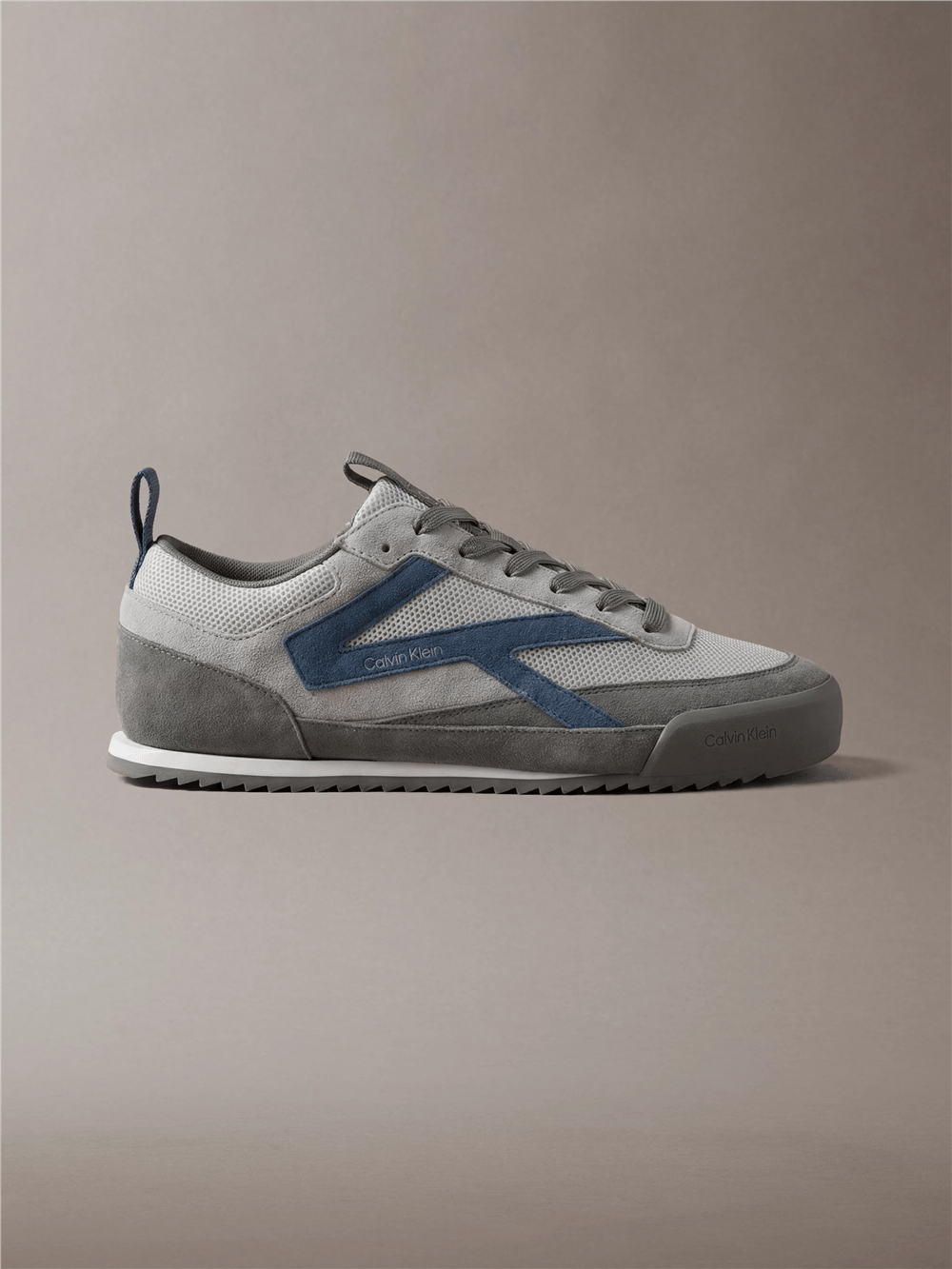 Calvin Klein Low Pro Runner Mix Mat Erkek Sneaker Gri