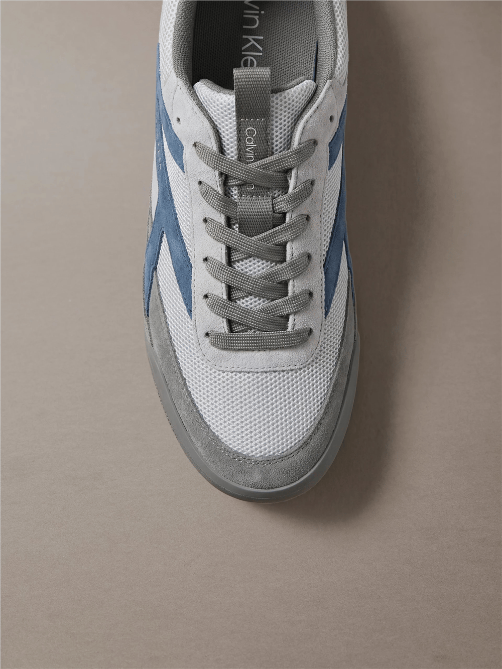 Calvin Klein Low Pro Runner Mix Mat Erkek Sneaker Gri