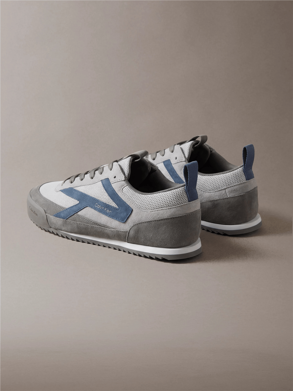 Calvin Klein Low Pro Runner Mix Mat Erkek Sneaker Gri