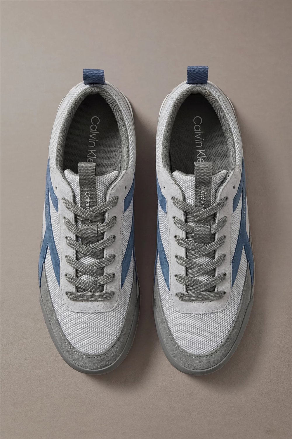 Calvin Klein Low Pro Runner Mix Mat Erkek Sneaker Gri