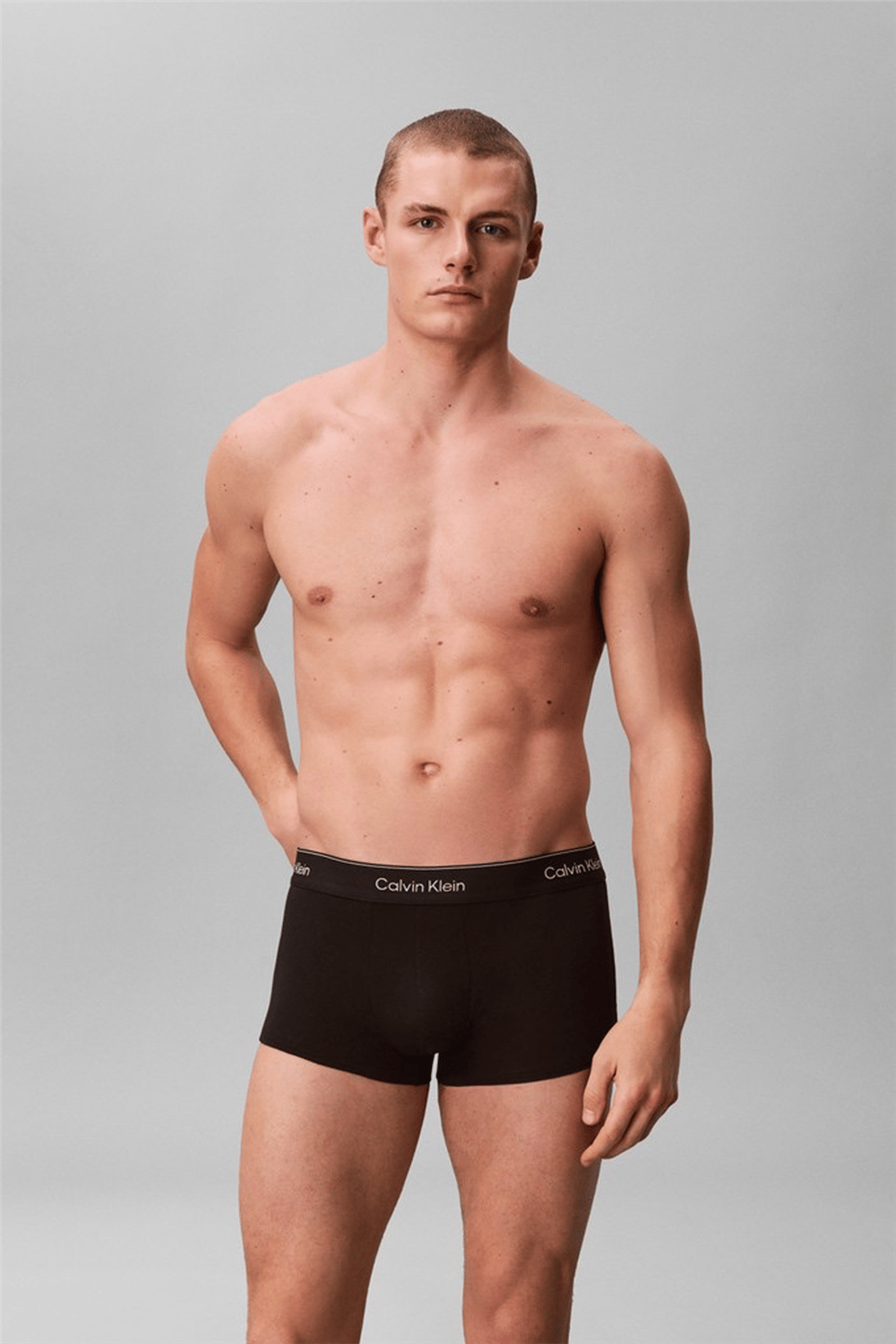 Calvin Klein Low Rise Trunk 3Pk Erkek 3lü Boxer Siyah