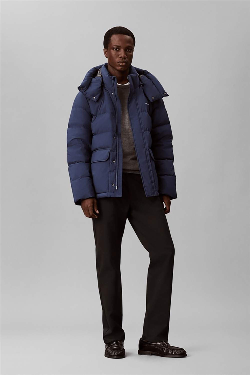 Calvin Klein Ls Hvywt Matte Hd Down Puffer Jk Erkek Şişme Mont