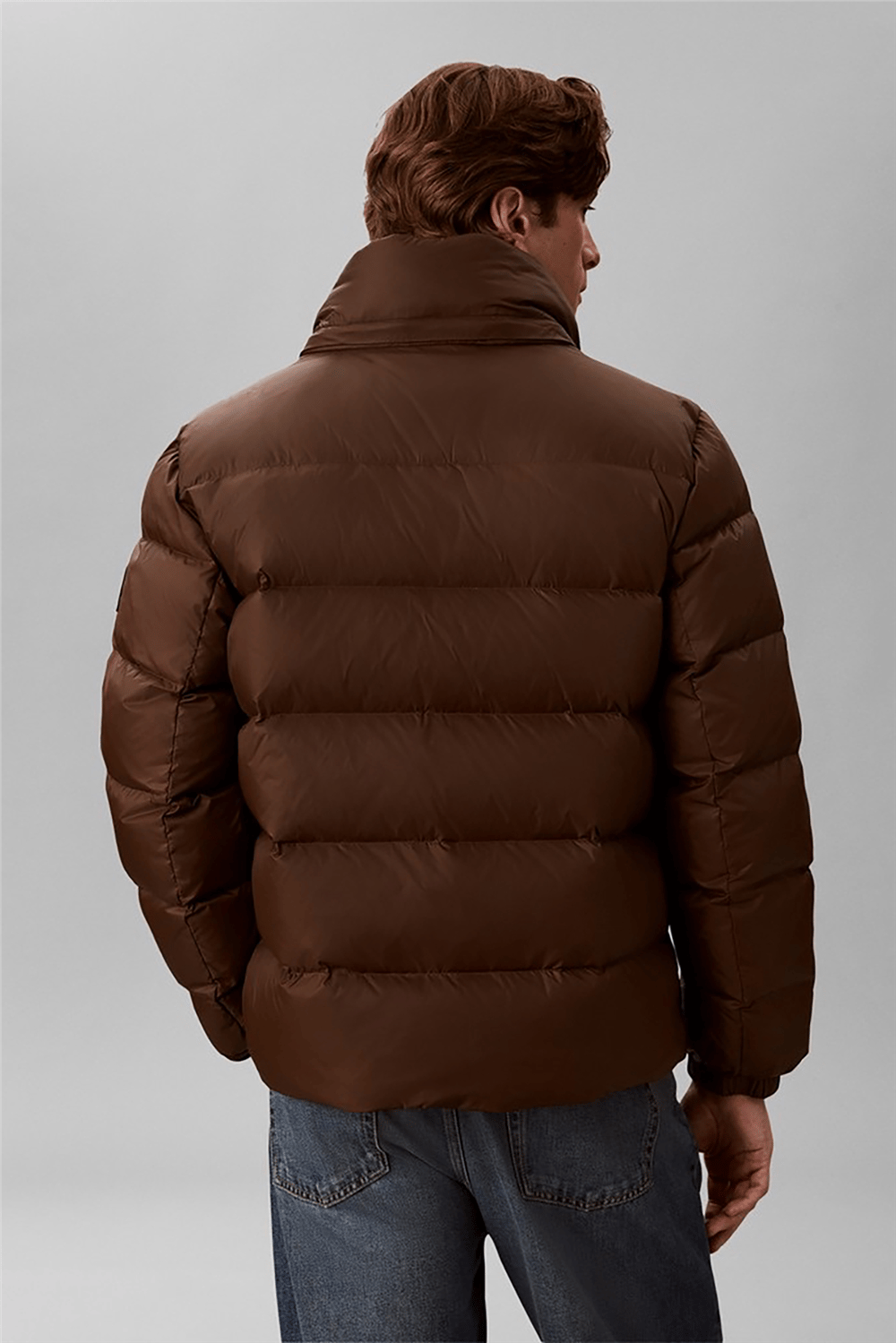 Calvin Klein Ls Nyln Zp Off Hod Down Pufr Jkt Erkek Şişme Mont