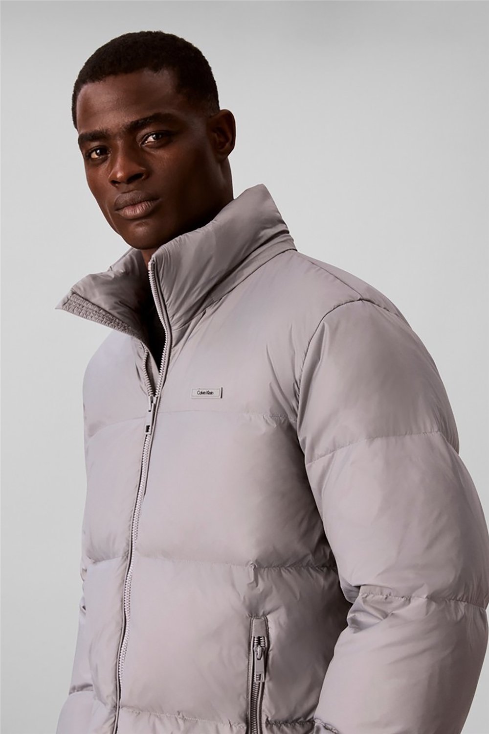 Calvin Klein Ls Nylon Detachable Hood Down Pu Erkek Mont