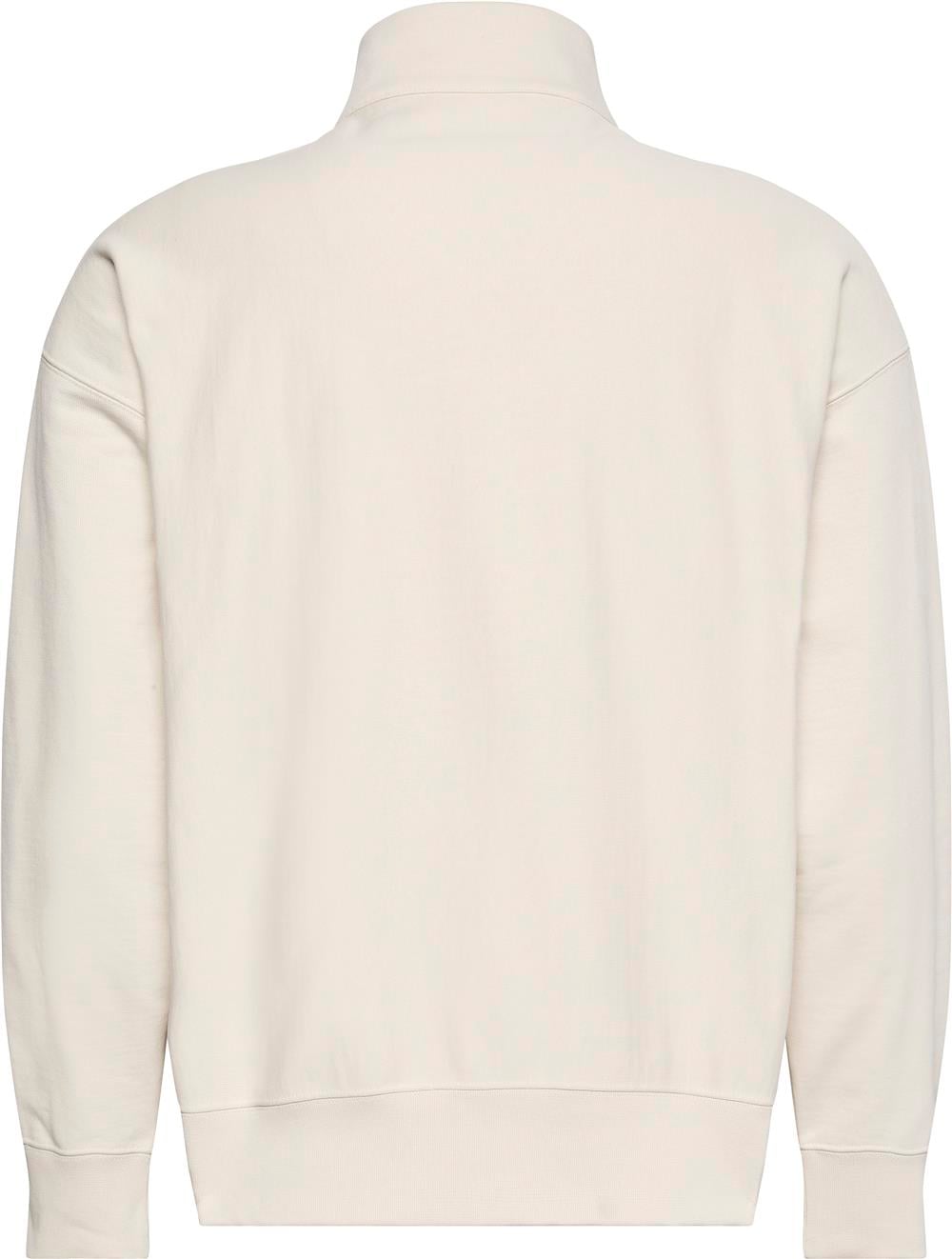 Calvin Klein Ls Premium Terry Micro Monologo Erkek Fermuarlı Sweatshirt