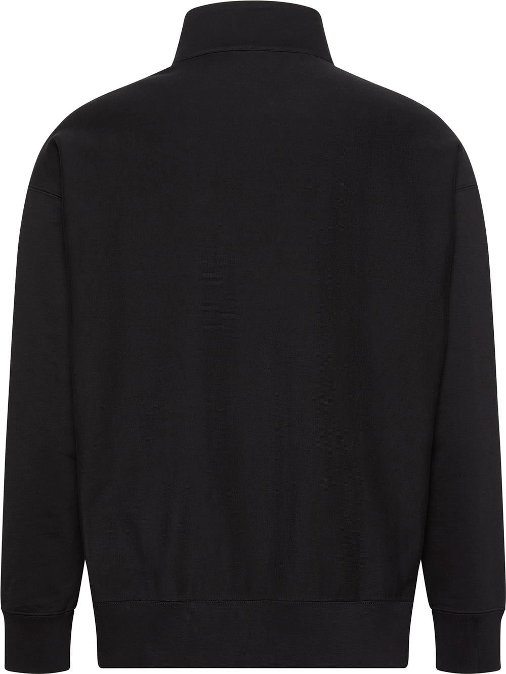Calvin Klein Ls Premium Terry Micro Monologo Erkek Fermuarlı Sweatshirt