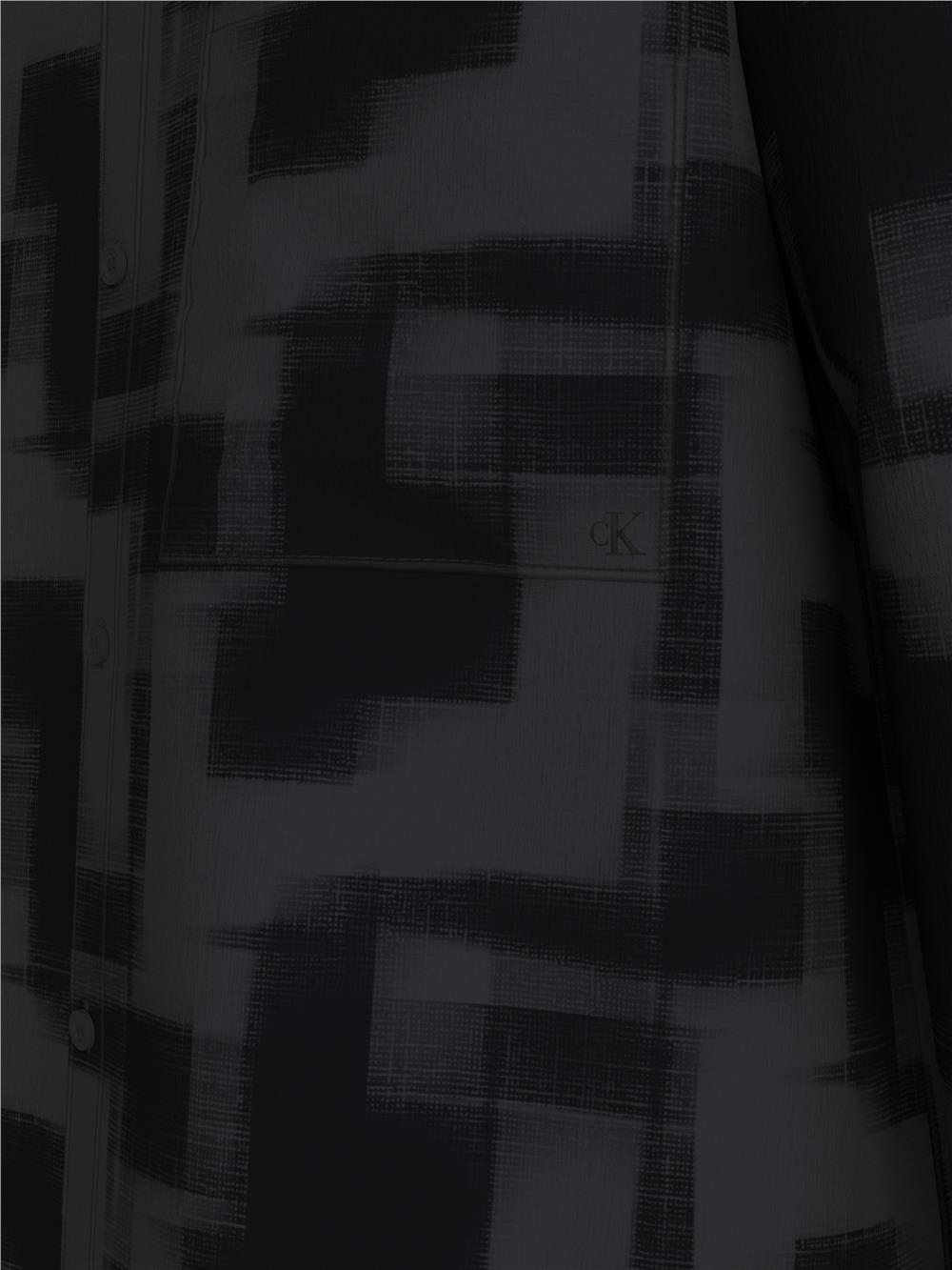 Calvin Klein Ls Print Easy Erkek Gömlek