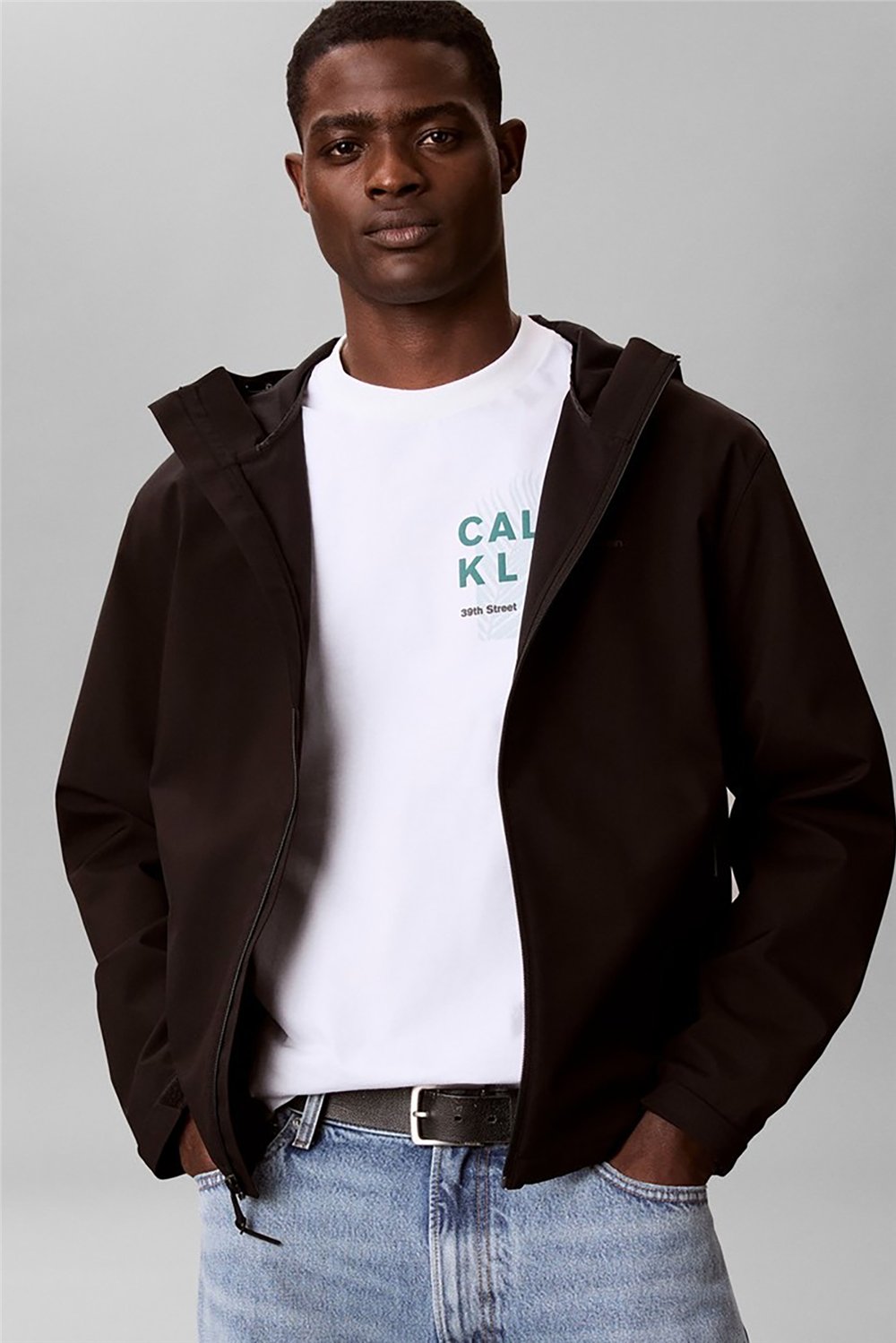 Calvin Klein Ls Rlxd Cotton Crewnk Swtr 7Gg Erkek Triko Beyaz
