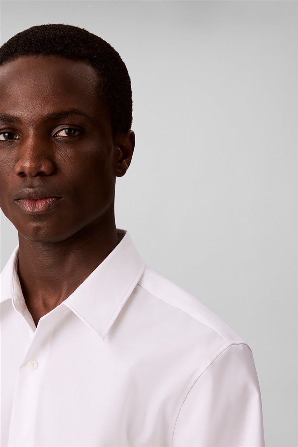 Calvin Klein Ls Sld Supima Str Classic Shirt Erkek Gömlek Beyaz