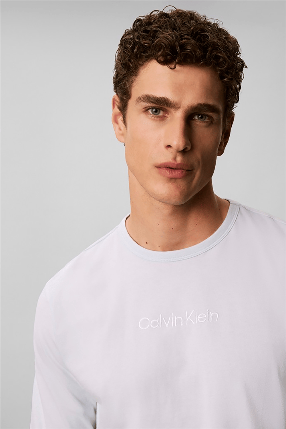 Calvin Klein Ls Tee Pant Set Erkek Pijama Takımı