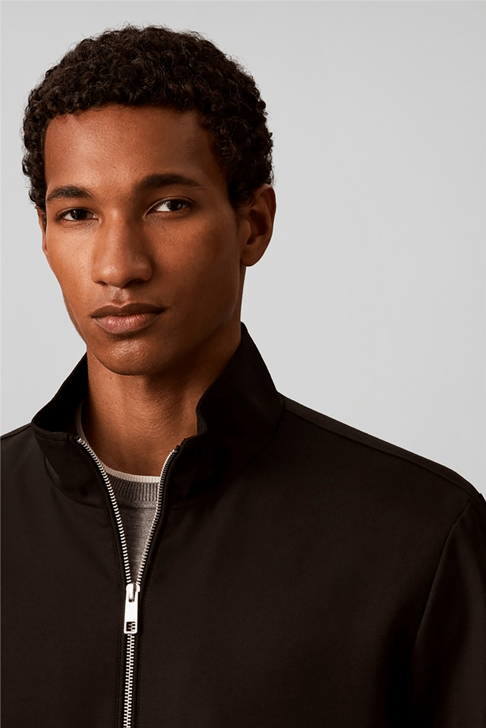 Calvin Klein Ls Wool Blend Zip Jkt Erkek Mont Siyah