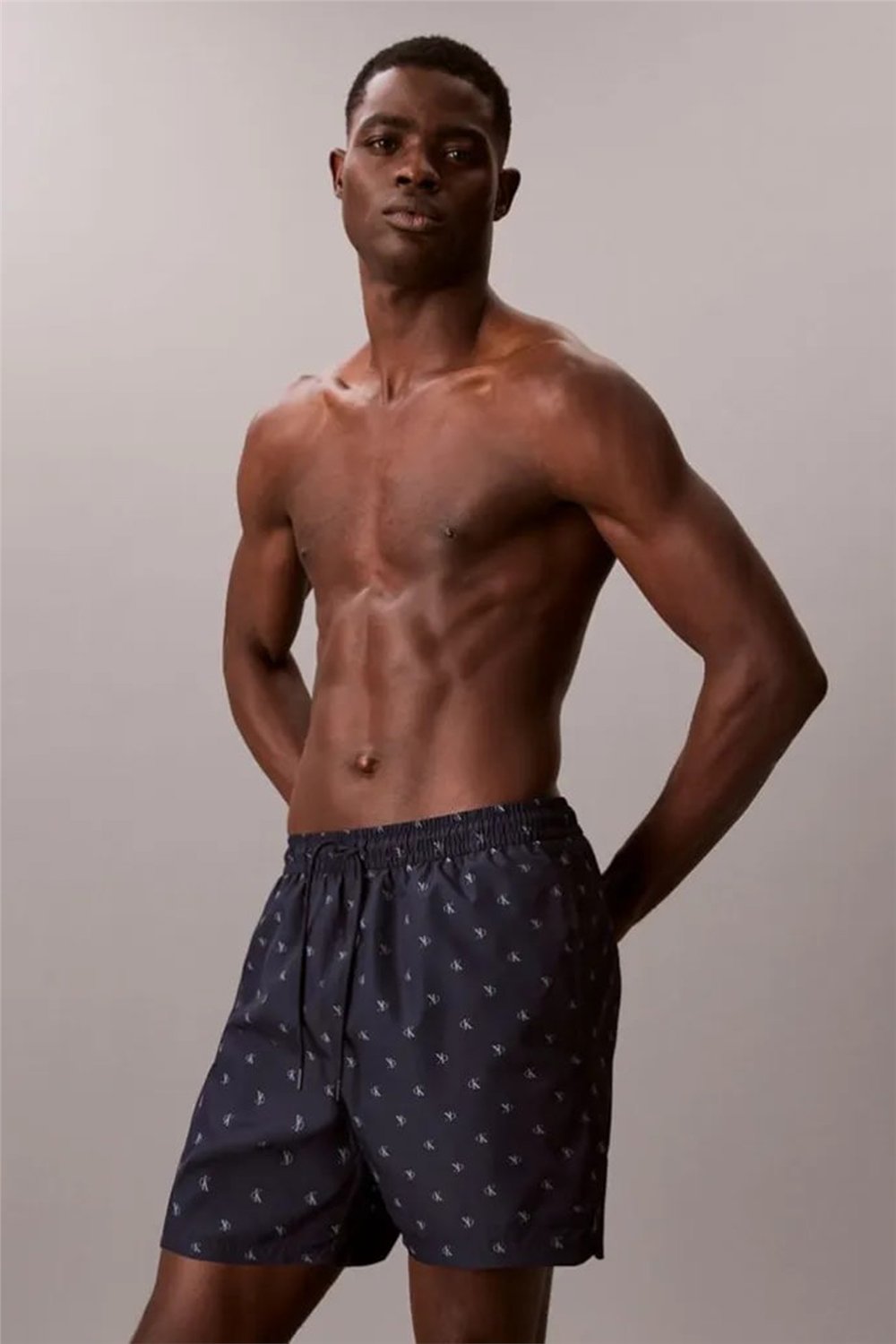 Calvin Klein Medium Drawstring Co Erkek Şort Mayo Mavi