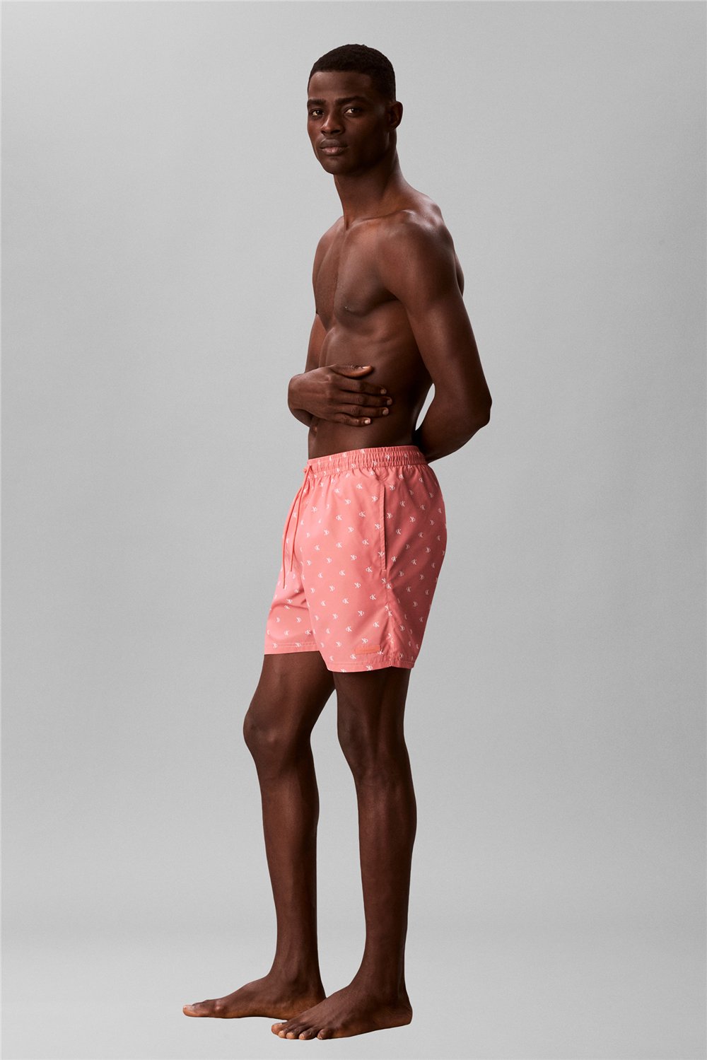 Calvin Klein Medium Drawstring Co Erkek Şort Mayo Turuncu