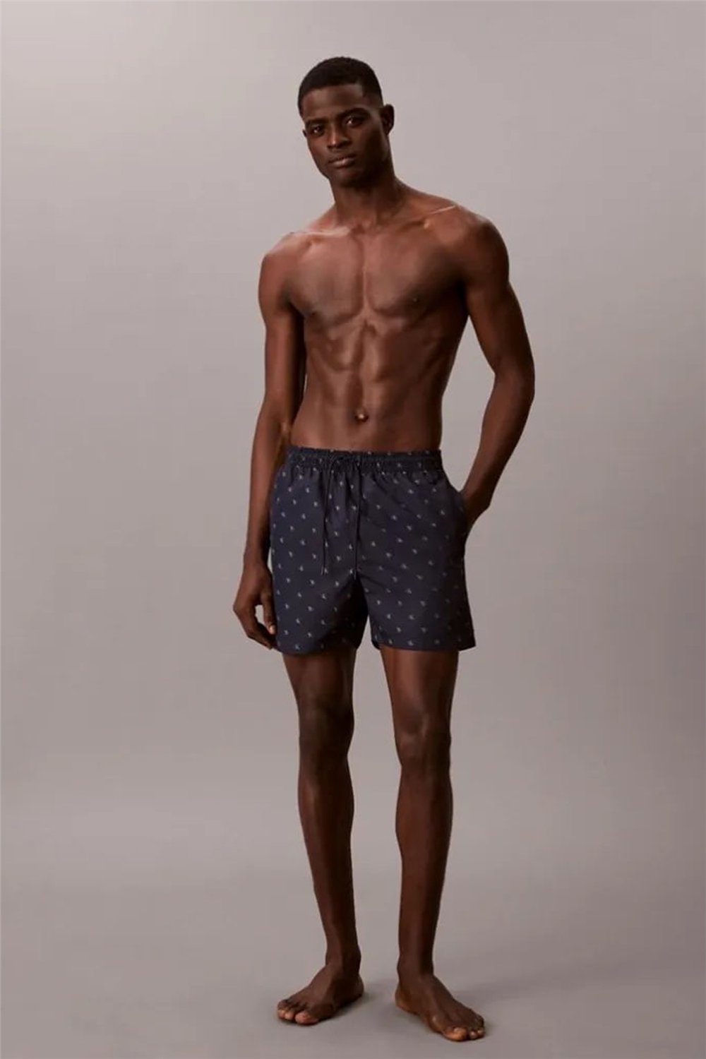 Calvin Klein Medium Drawstring Co Erkek Şort Mayo Mavi