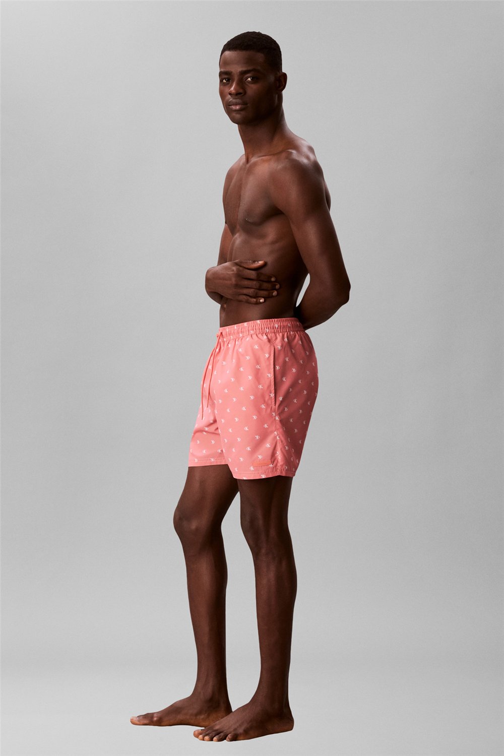 Calvin Klein Medium Drawstring Co Erkek Şort Mayo Turuncu