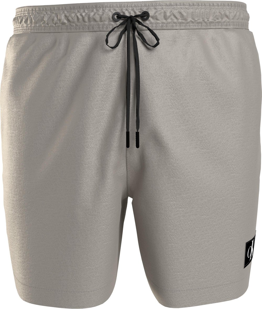 Calvin Klein Medium Drawstring Erkek Şort Mayo Gri