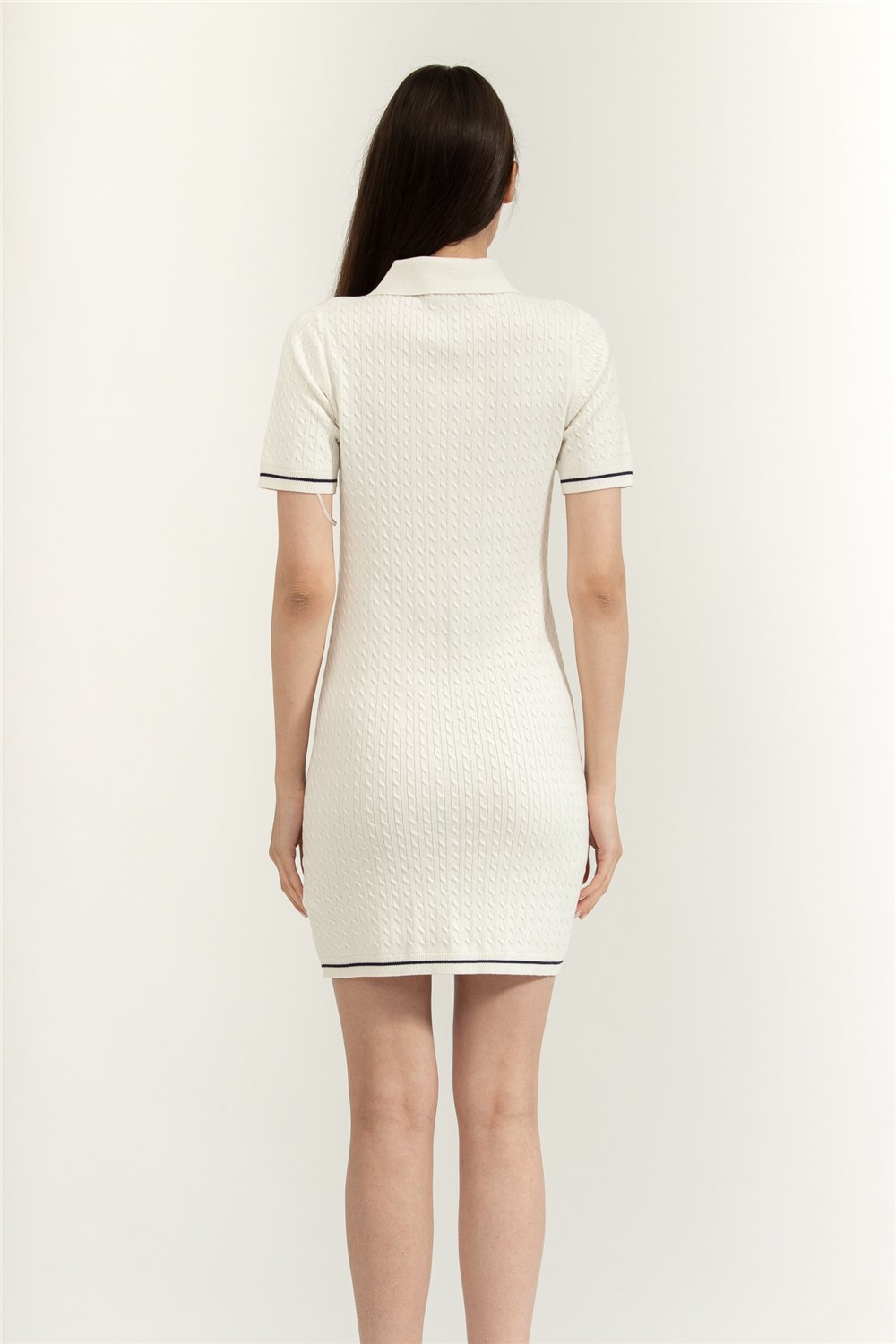 Calvin Klein Microcable Mini Dres Kadın Elbise