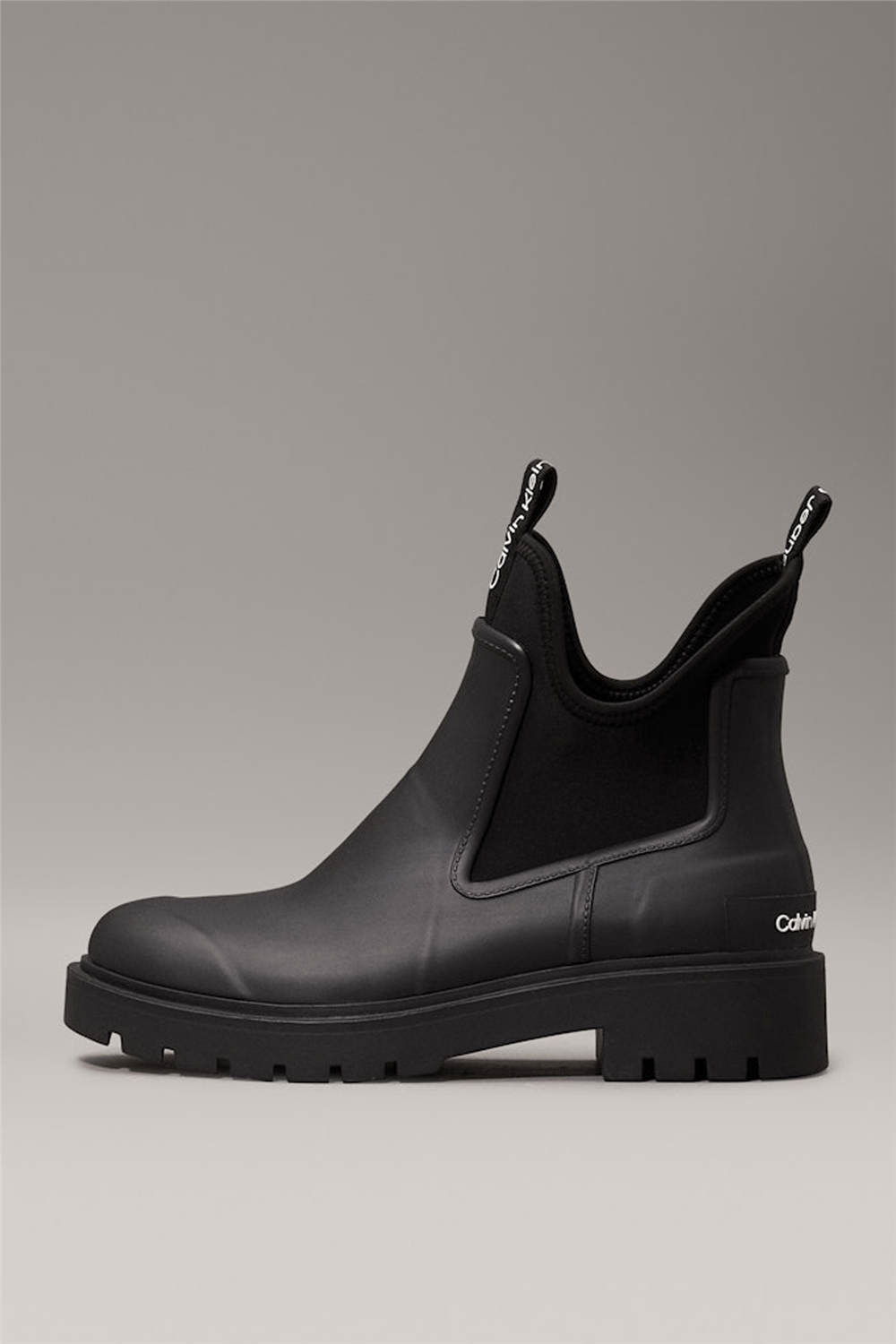 Calvin Klein Mid Rainboot Chelsea Kadın Bot Siyah