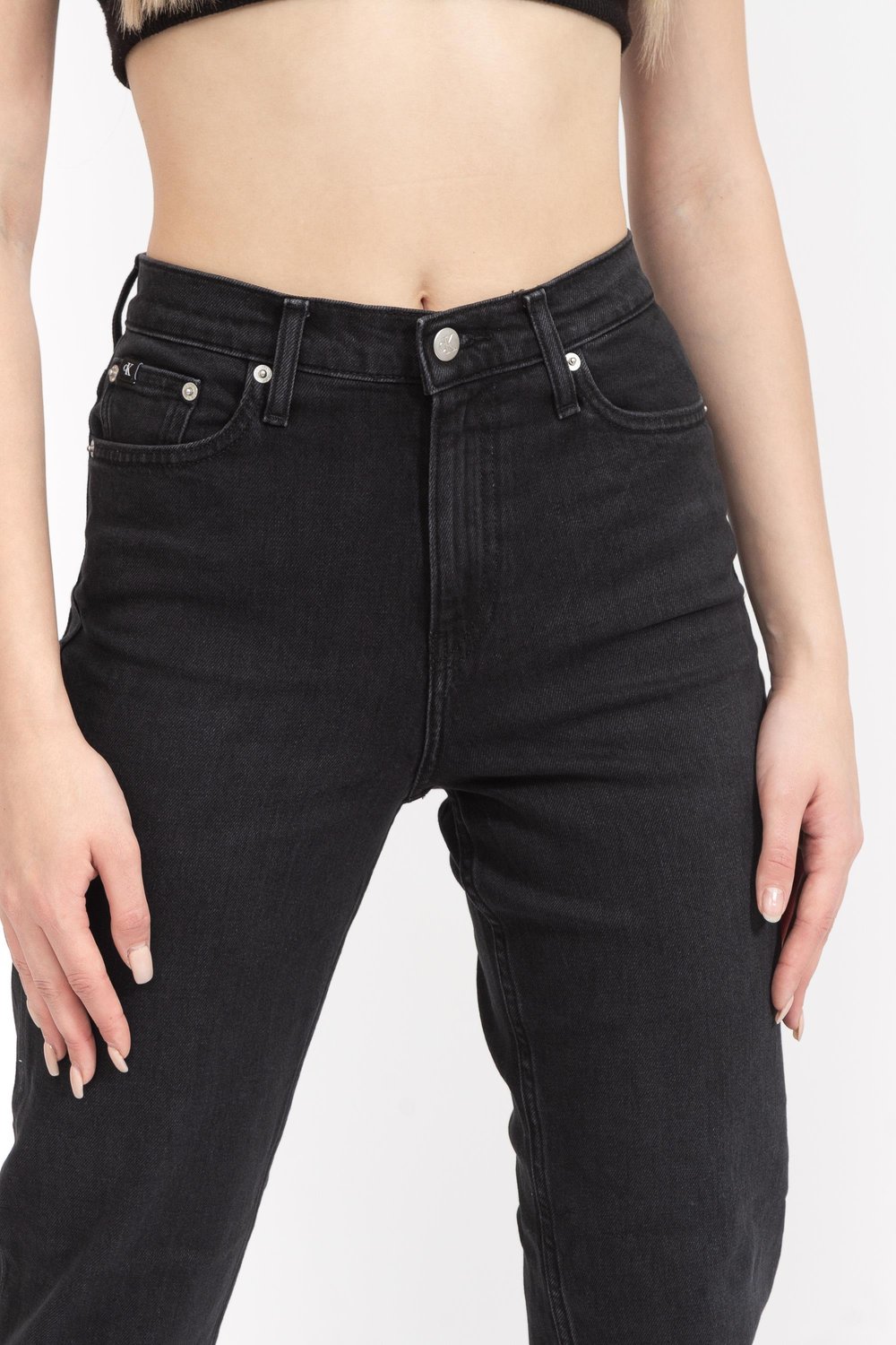 Calvin Klein Mom Kadın Jean Pantolon Lacivert