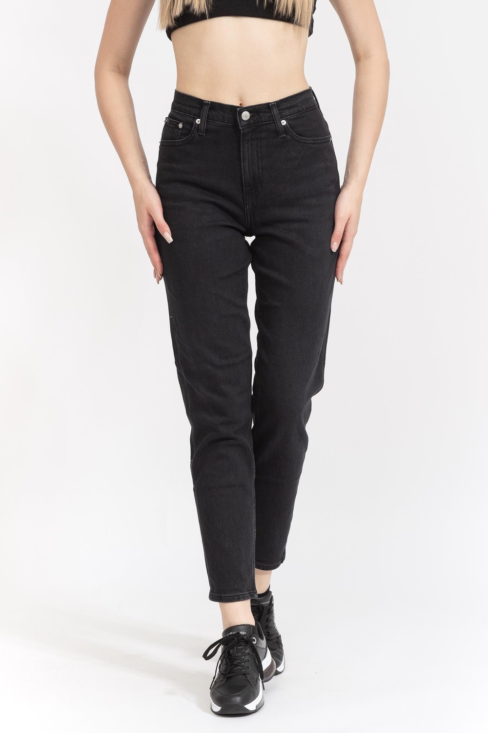 Calvin Klein Mom Kadın Jean Pantolon Lacivert