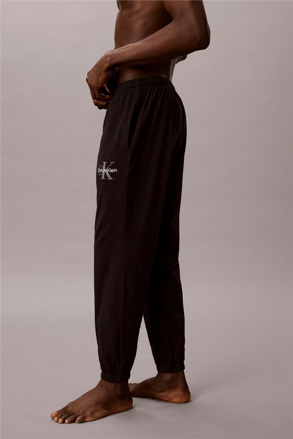 Calvin Klein Monogram Sleep Jogge Erkek Pijama Altı Siyah