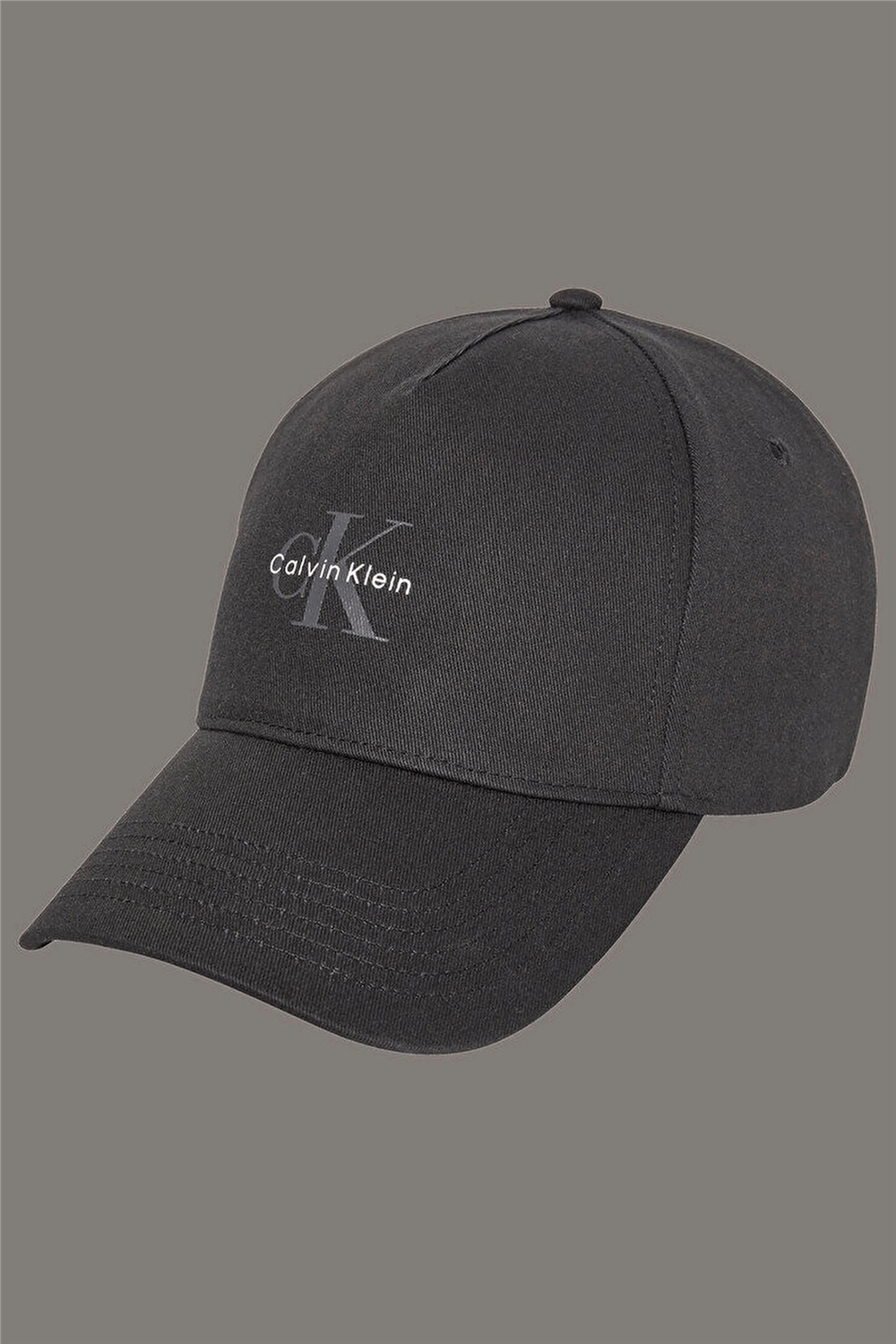 Calvin Klein Monologo Printed Baseball Cap Erkek Baseball Şapka Siyah