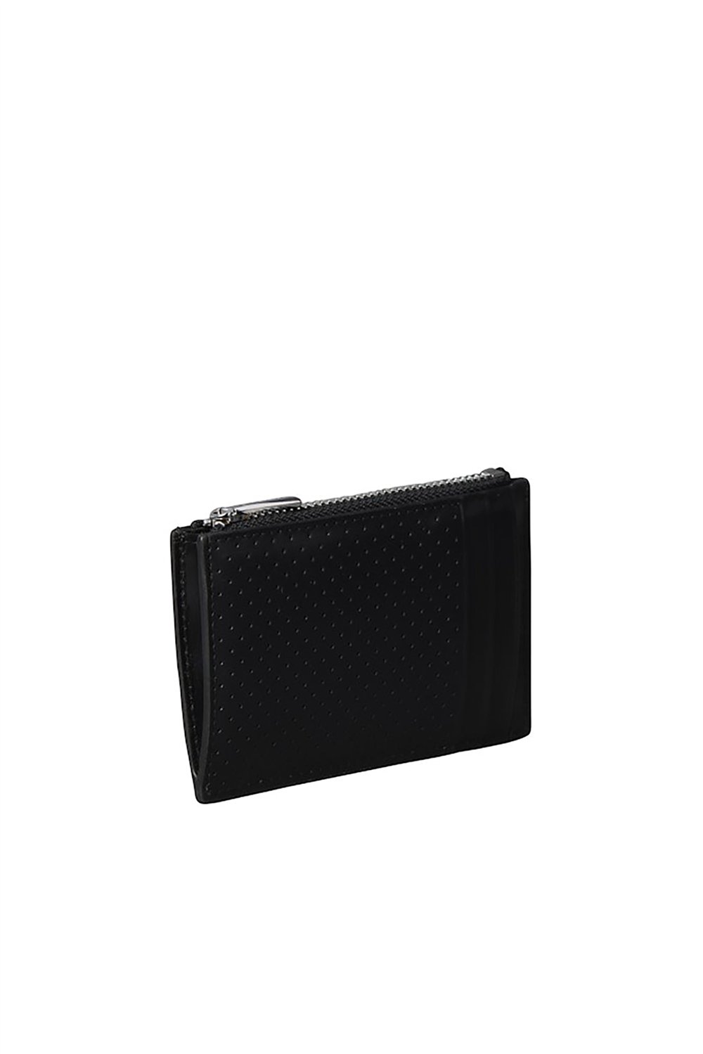 Calvin Klein Perforated N/S Zip Cardholder Erkek Kartlık Siyah