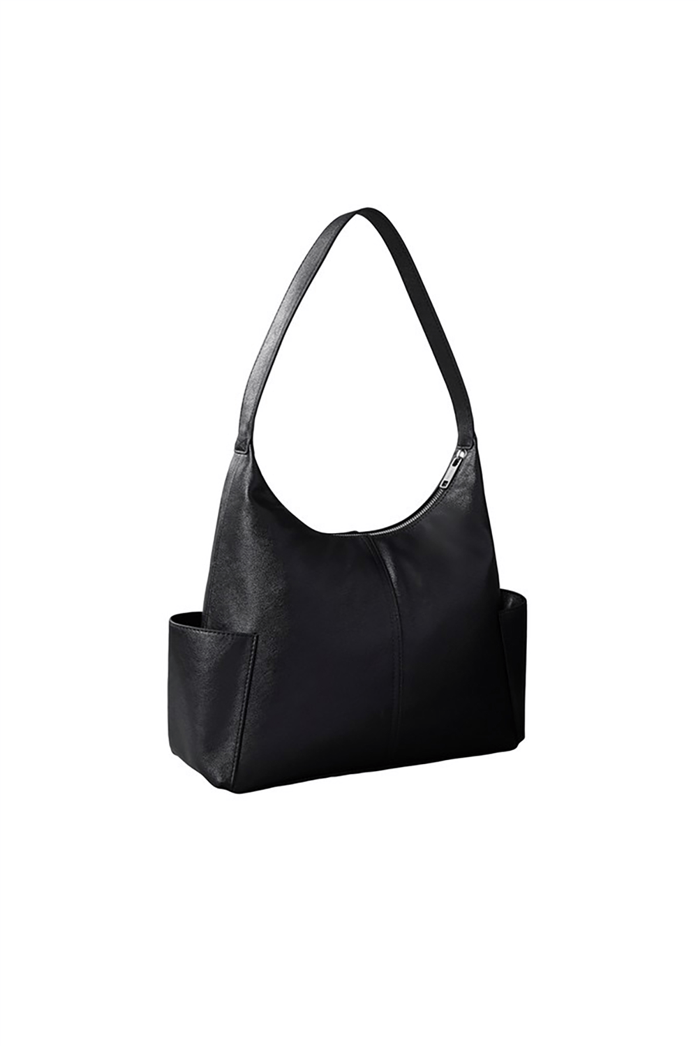 Calvin Klein Pockets Monologo L Shoulder Bag Kadın Omuz Çantası Siyah