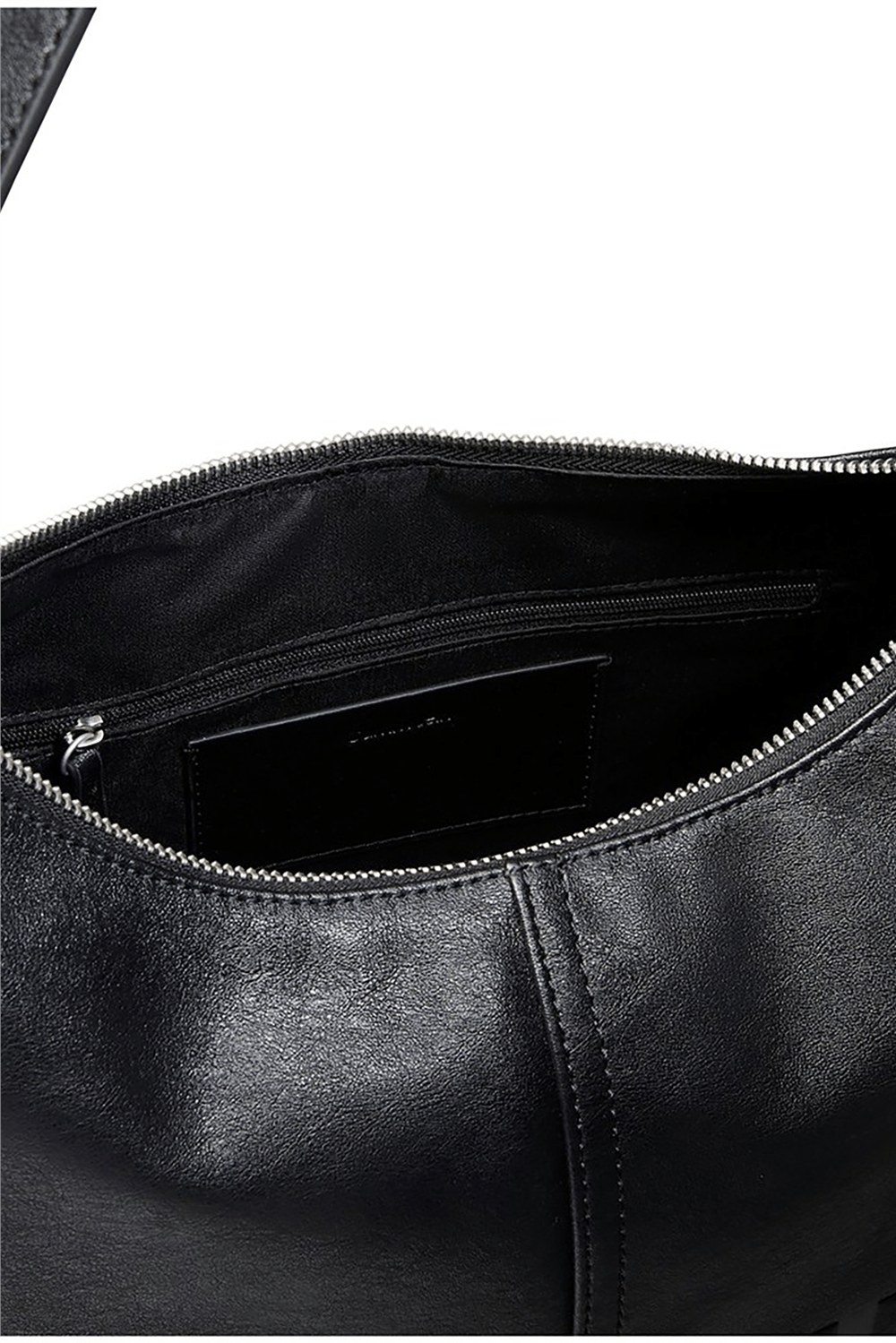 Calvin Klein Pockets Monologo L Shoulder Bag Kadın Omuz Çantası Siyah