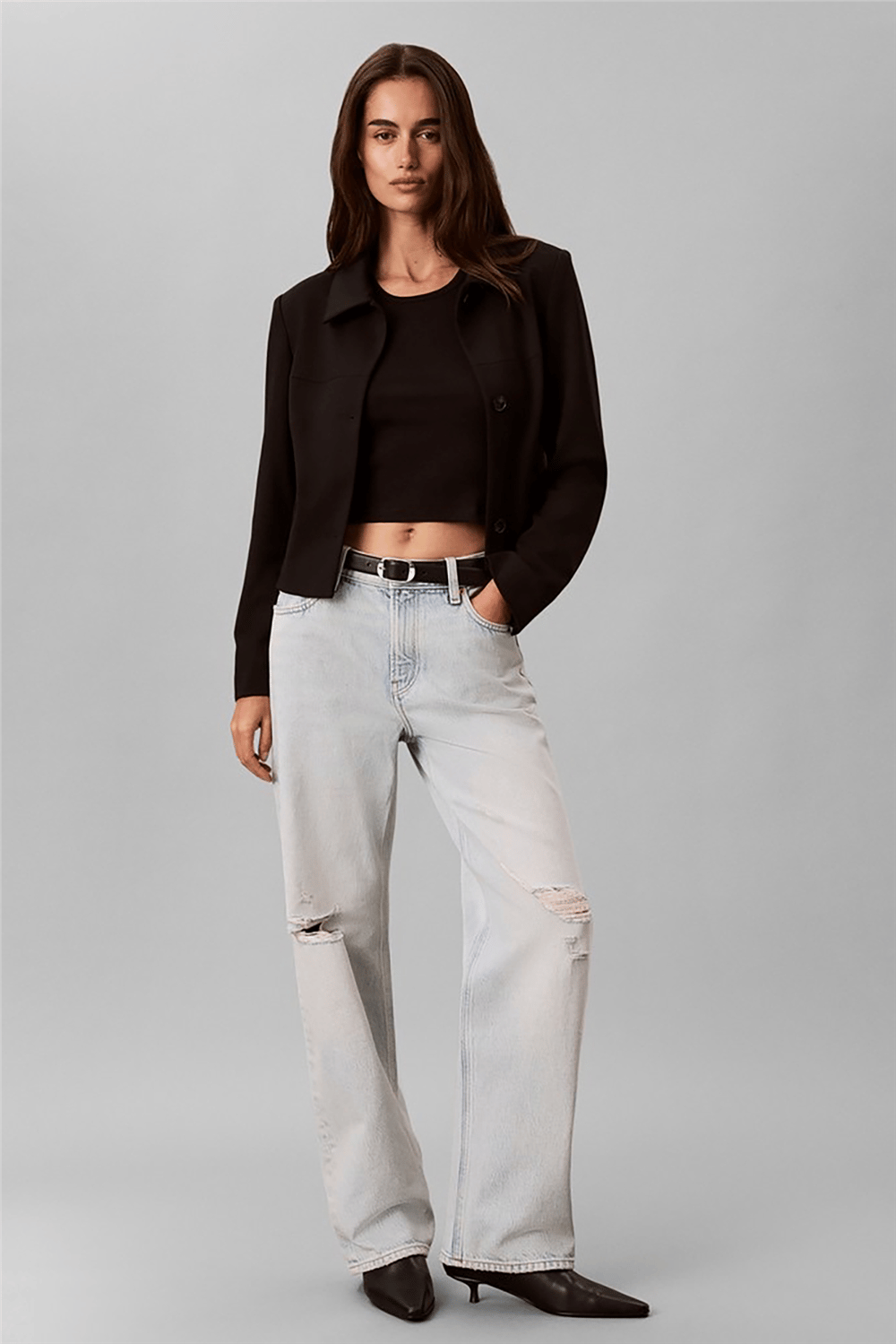 Calvin Klein Ponte Jacket Kadın Blazer Ceket Siyah