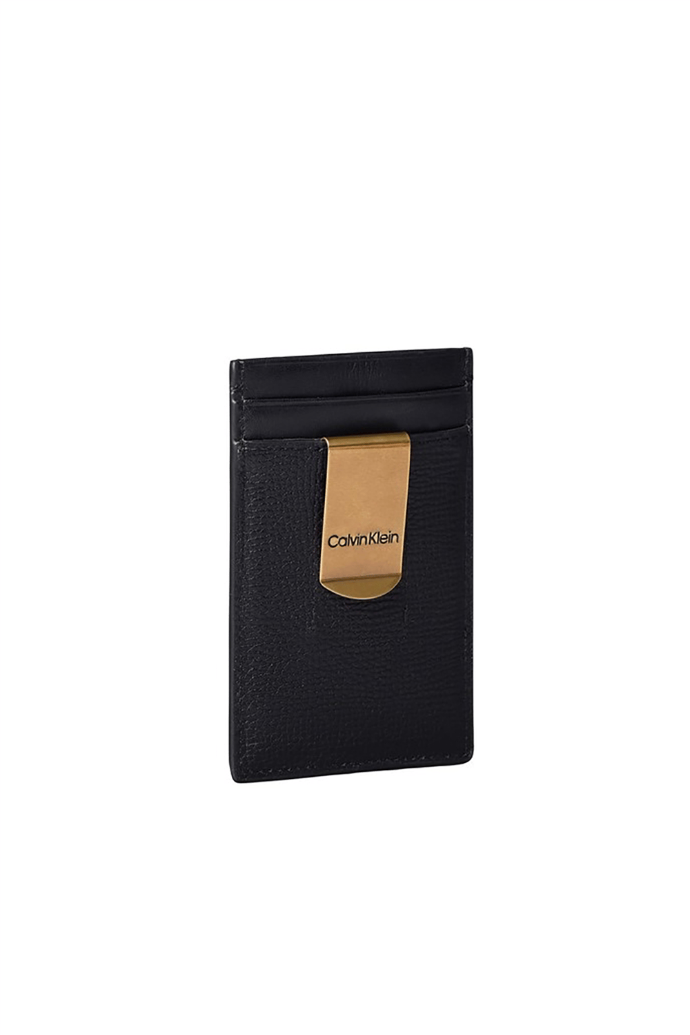 Calvin Klein Premium Leather Cardholder W/ Mo Erkek Kartlık Siyah
