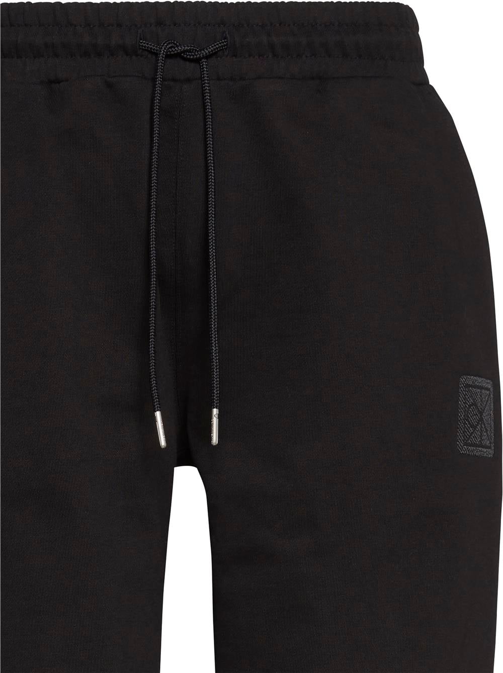 Calvin Klein Premium Terry Emblem Relaxed Jog Kadın Eşofman Altı Siyah