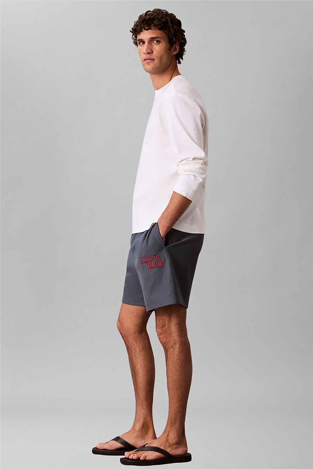 Calvin Klein Premium Terry Graphic Short Erkek Şort