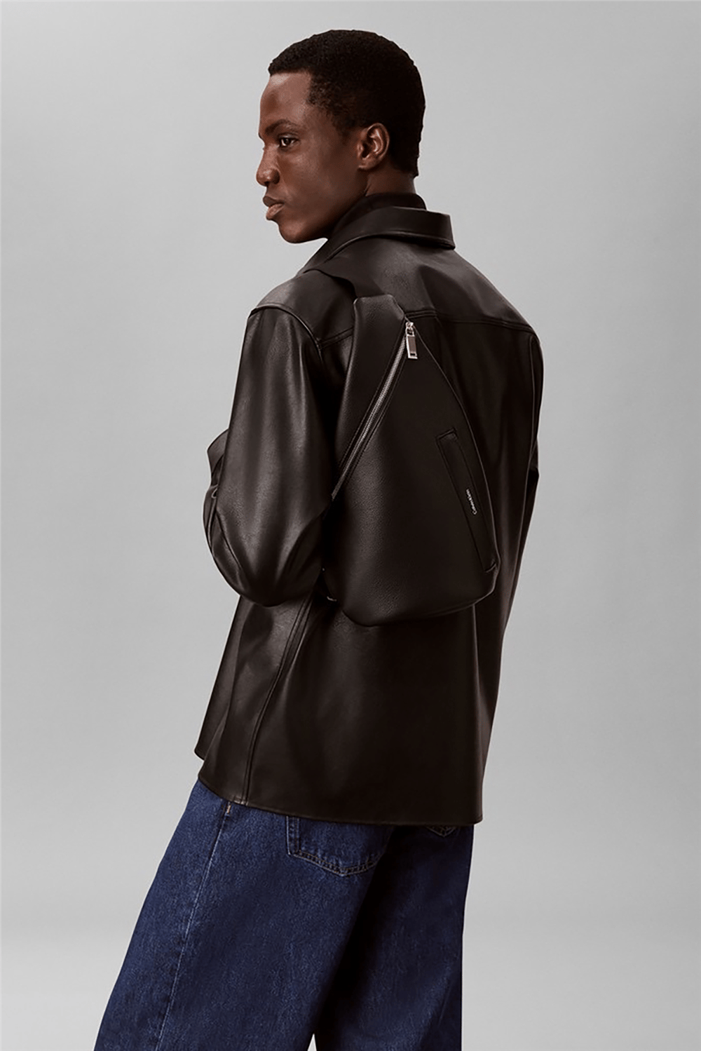 Calvin Klein Raised Ns Sling Erkek Reporter Çanta Siyah