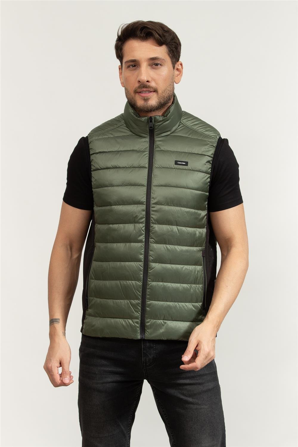 Calvin Klein Recycled Side Logo Erkek Yelek