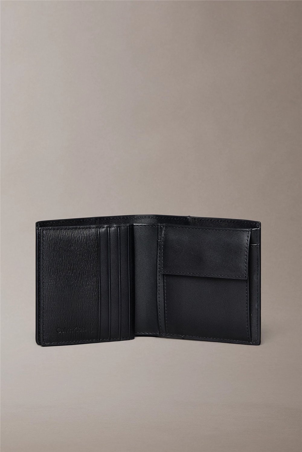 Calvin Klein Refined Mix Slim Trifold W Card Erkek Cüzdan Siyah