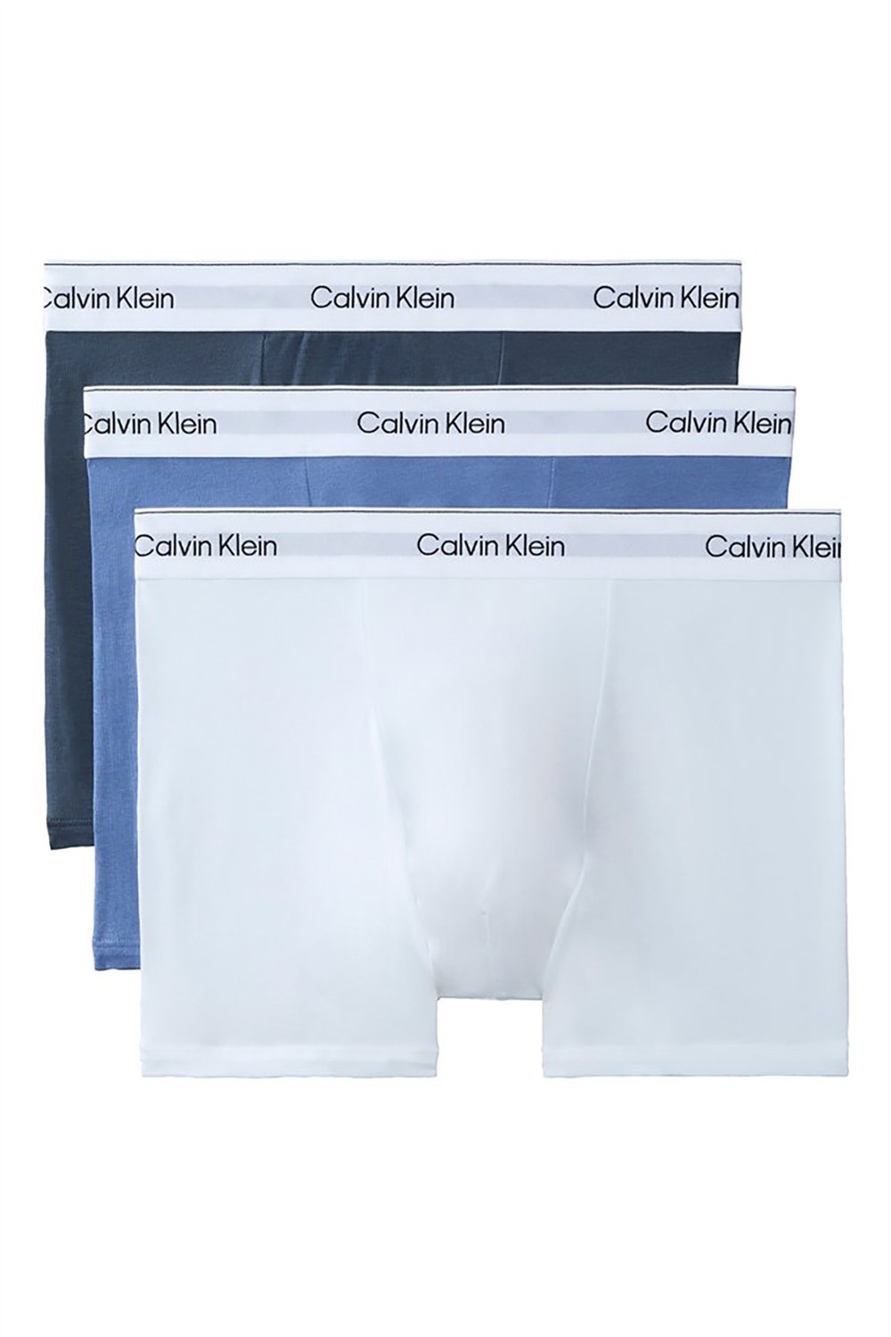 Calvin Klein Relaxed Fit Trunk 3PK Erkek 3lü Boxer Mavi