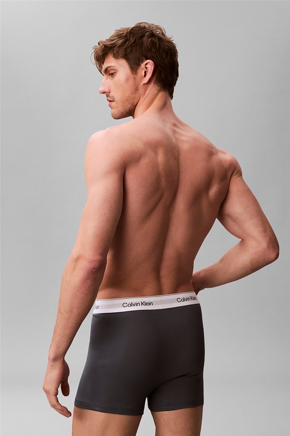 Calvin Klein Relaxed Fit Trunk 3PK Erkek 3lü Boxer Mavi
