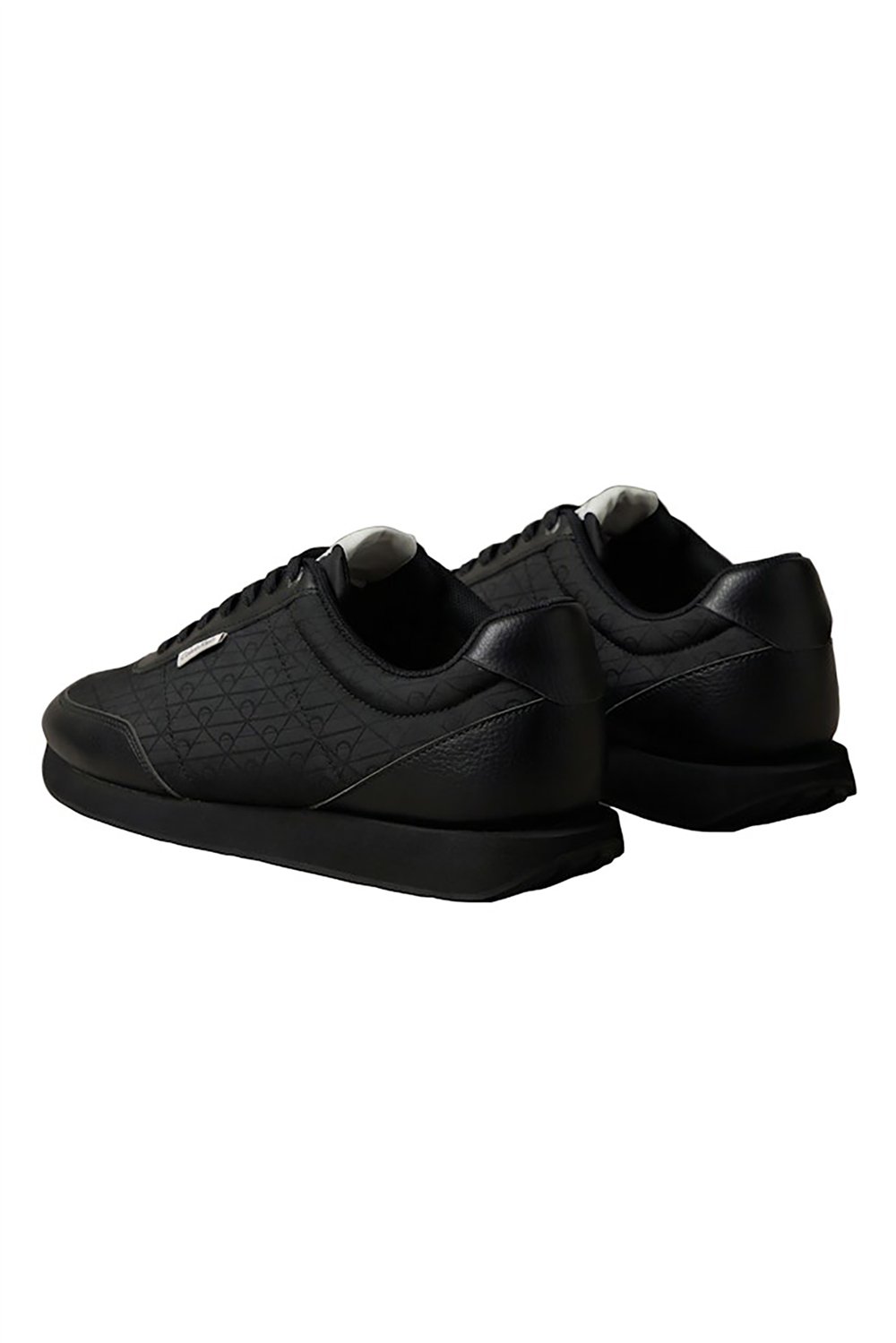 Calvin Klein Retro Runner T Lth Aop Ny Erkek Sneaker Siyah