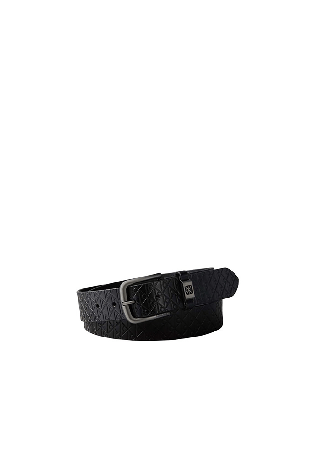 Calvin Klein Round Buckle Aop 35Mm Fixed Erkek Kemer