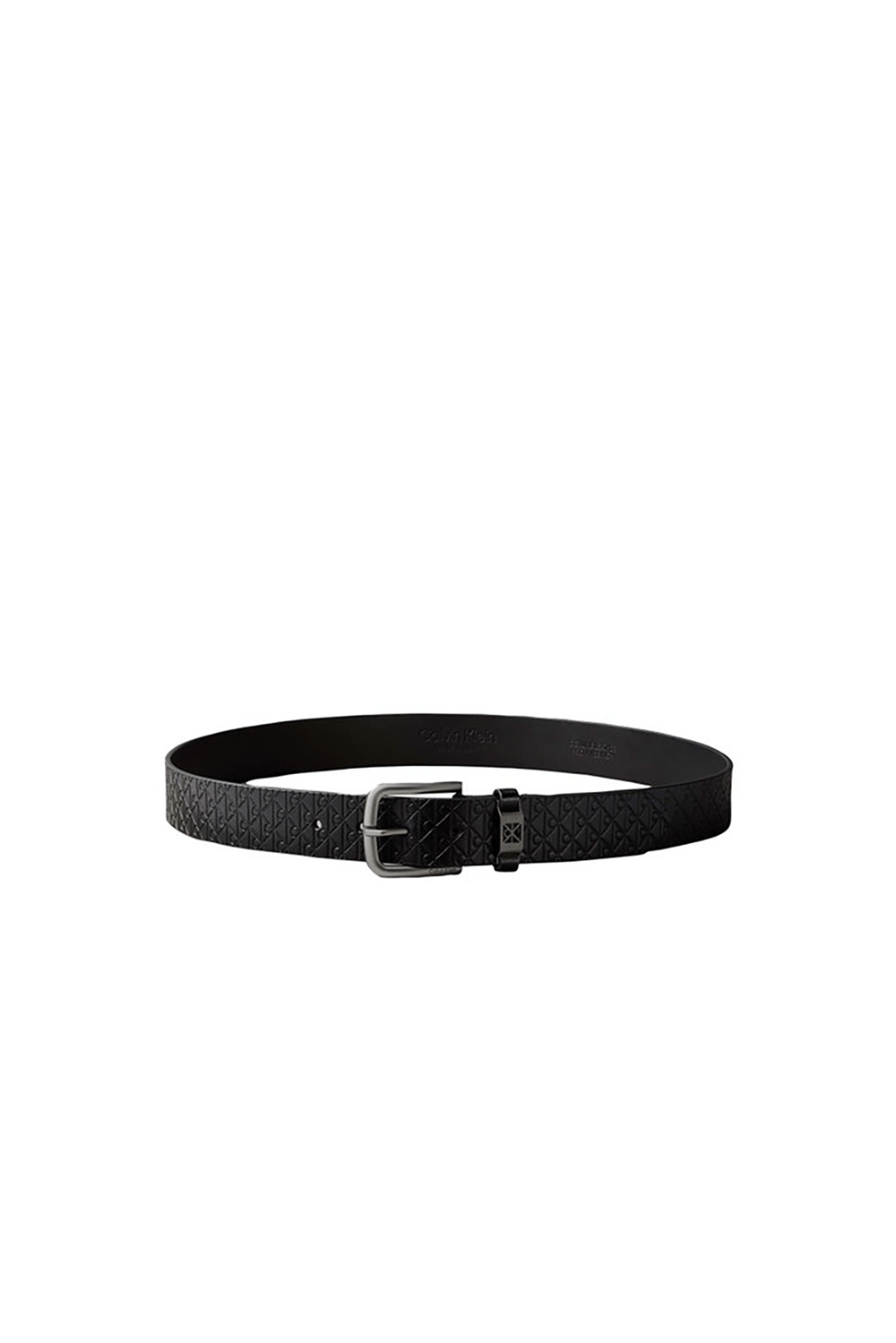 Calvin Klein Round Buckle Aop 35Mm Fixed Erkek Kemer
