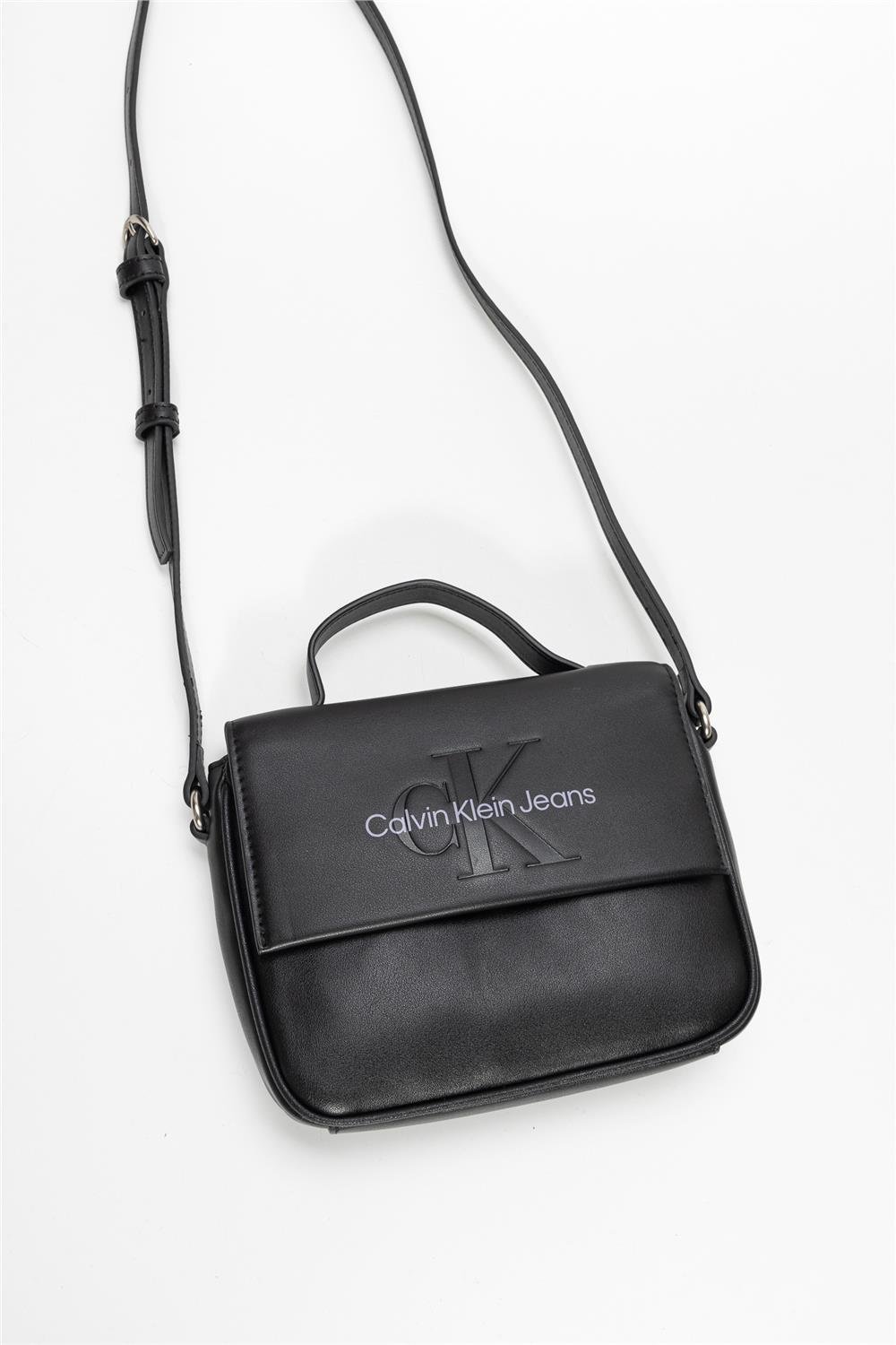 Calvin Klein Sculpted Boxy Flap Cb20 Mono Kadın Mini Omuz Çantası